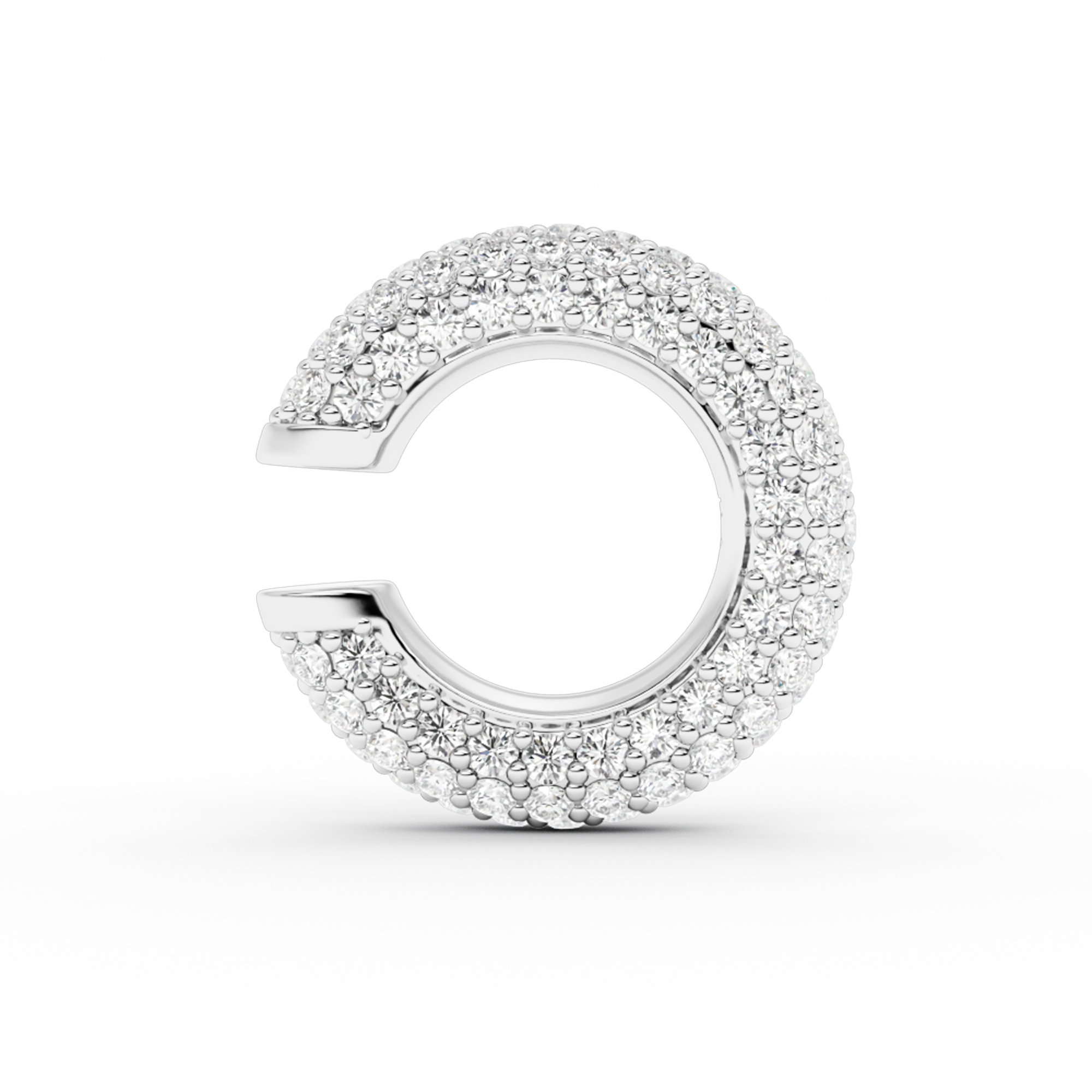 CHUNKY KOS DIAMOND EARCUFF