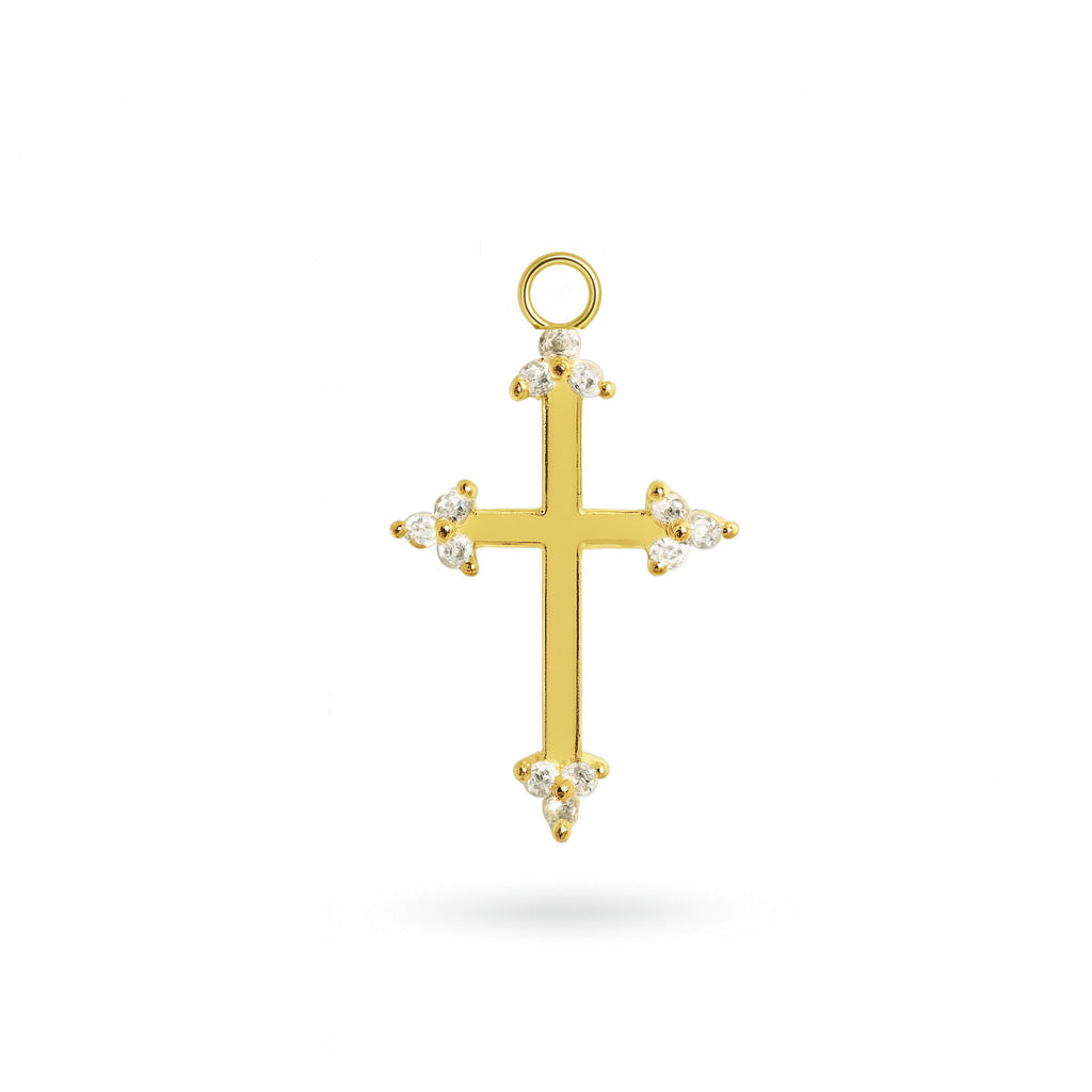 Clover Cross Charm