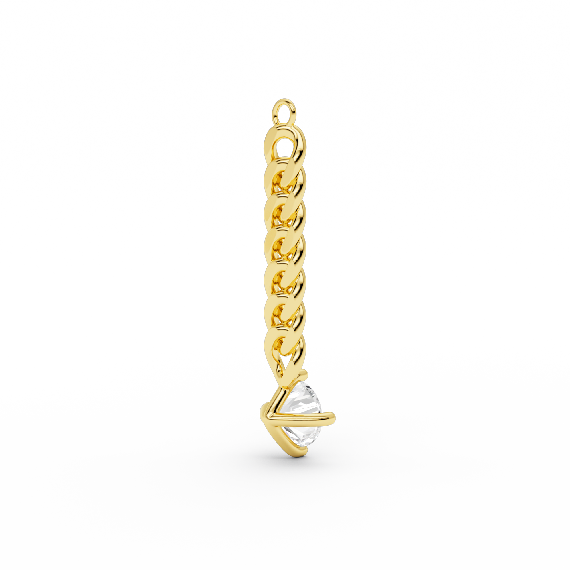 DIAMOND ON A CHAIN CHARM