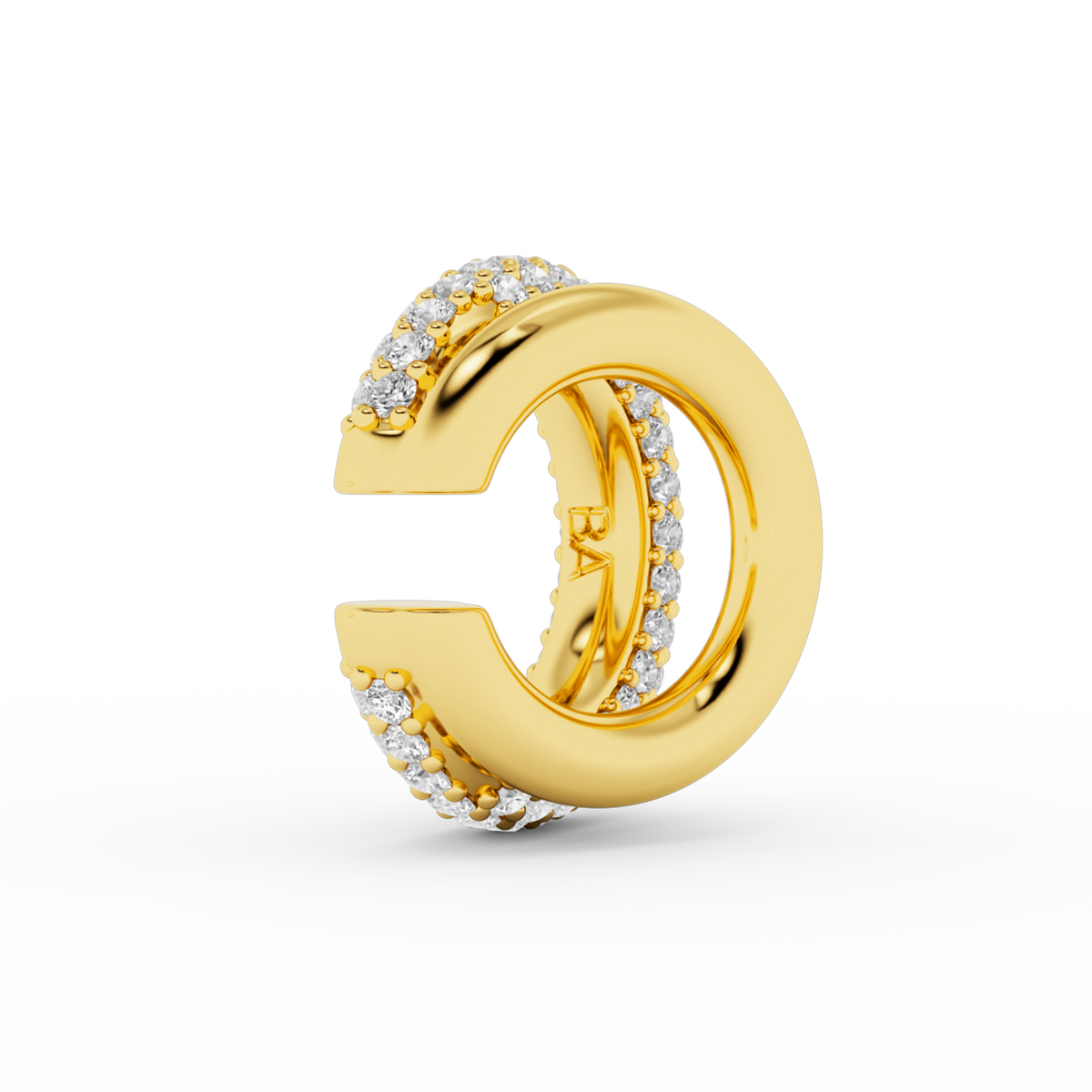 DOUBLE KOS DIAMOND EARCUFF