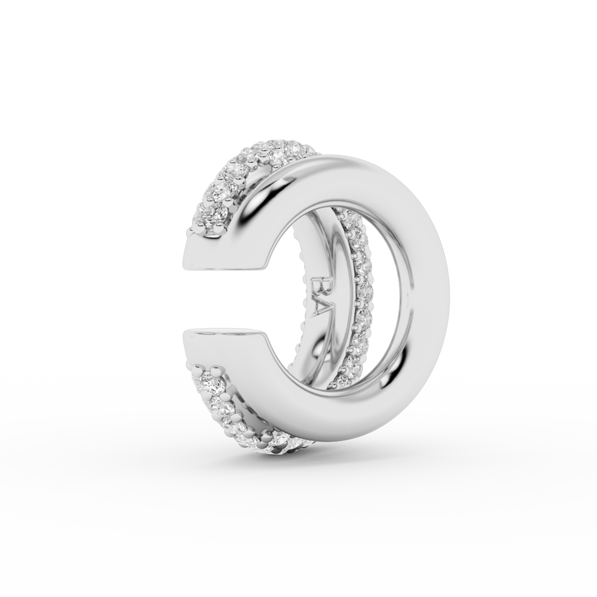 DOUBLE KOS DIAMOND EARCUFF