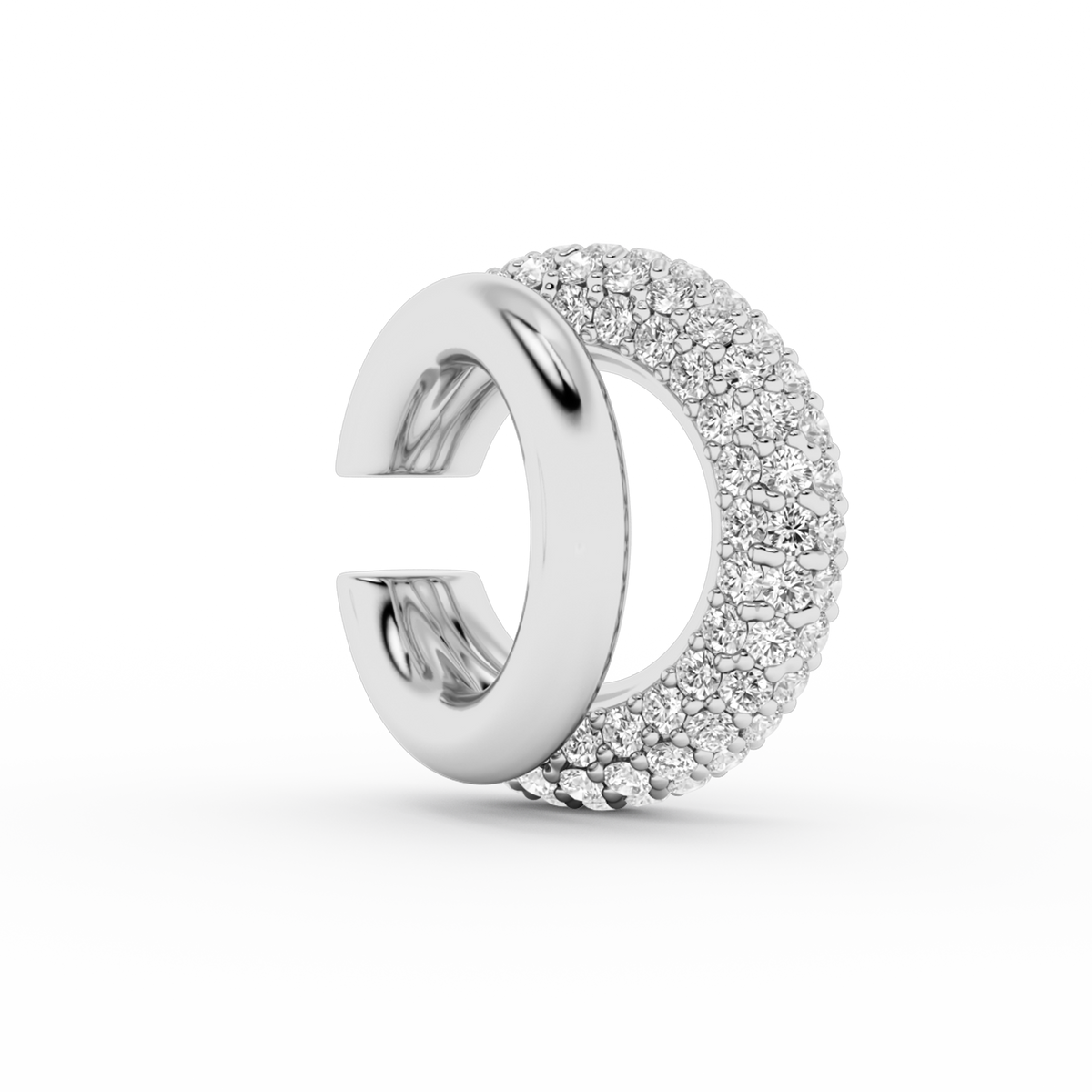 DOUBLE KOS DIAMOND EARCUFF