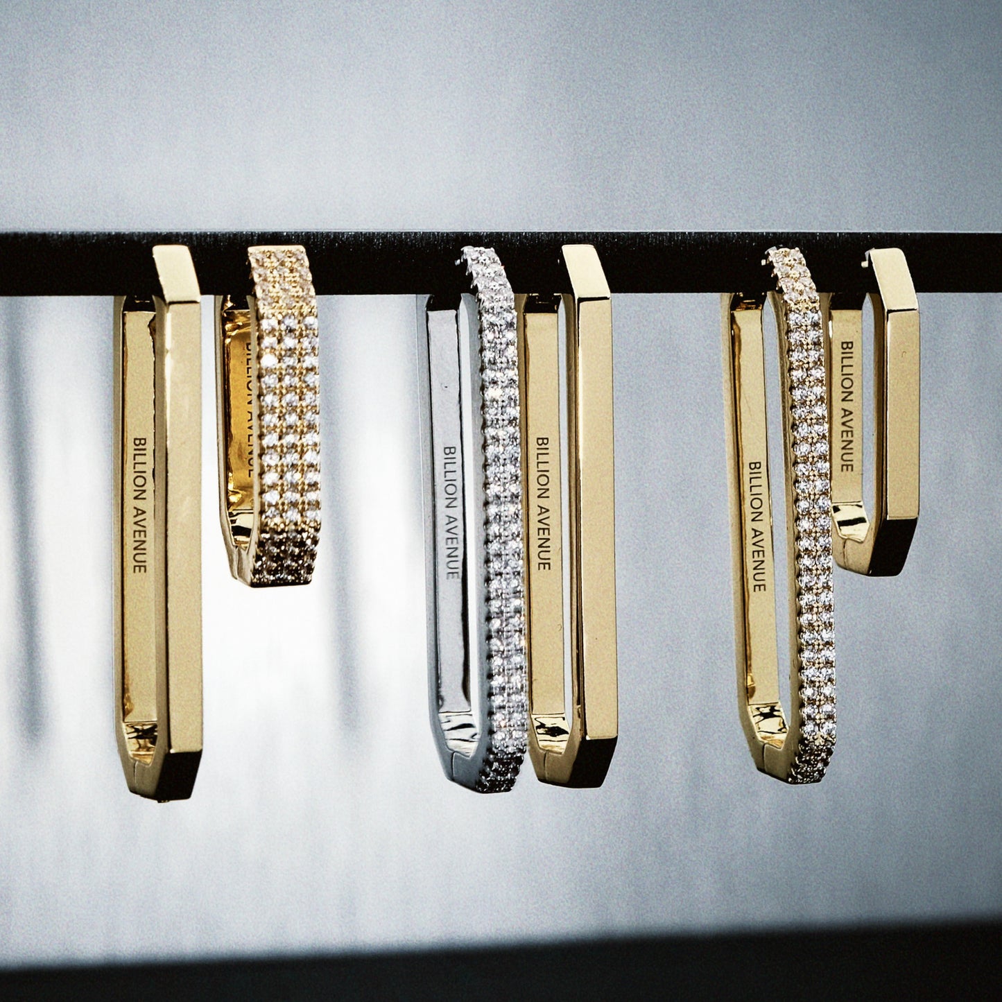 OCTA LONG DIAMOND EARRING