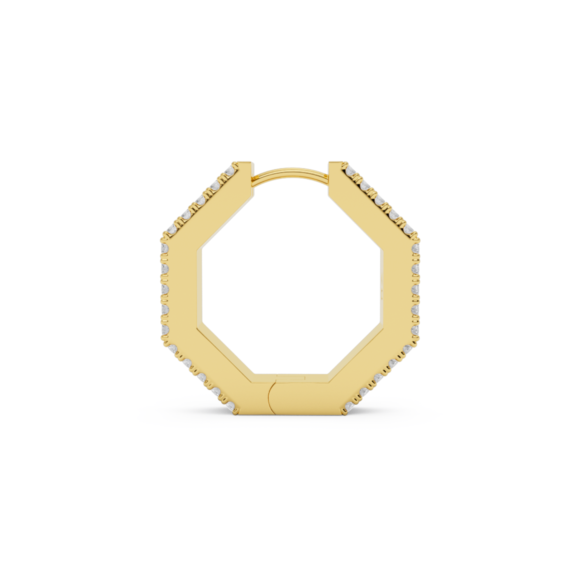 EDGE LARGE DIAMOND EARRING