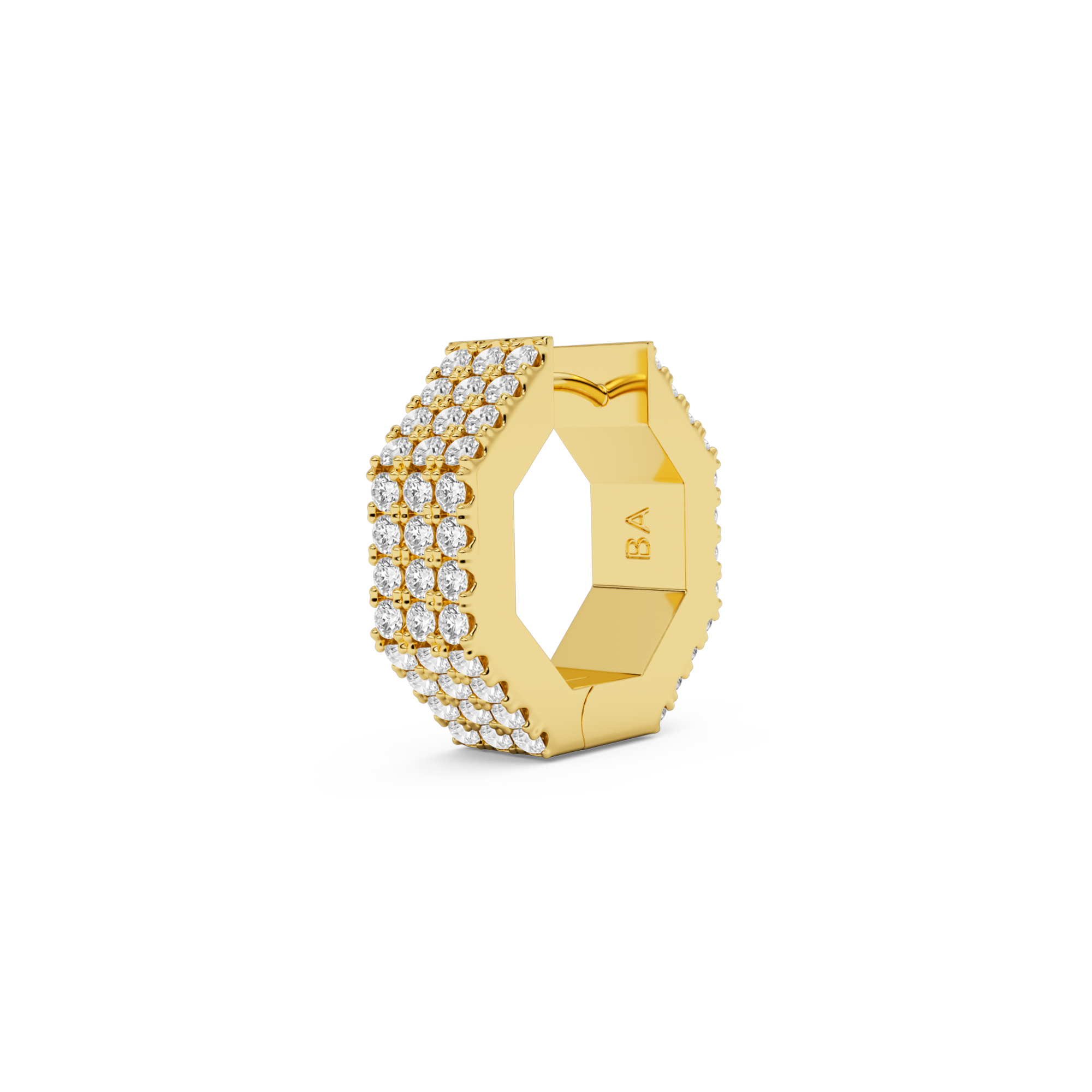 EDGE SMALL DIAMOND EARRING