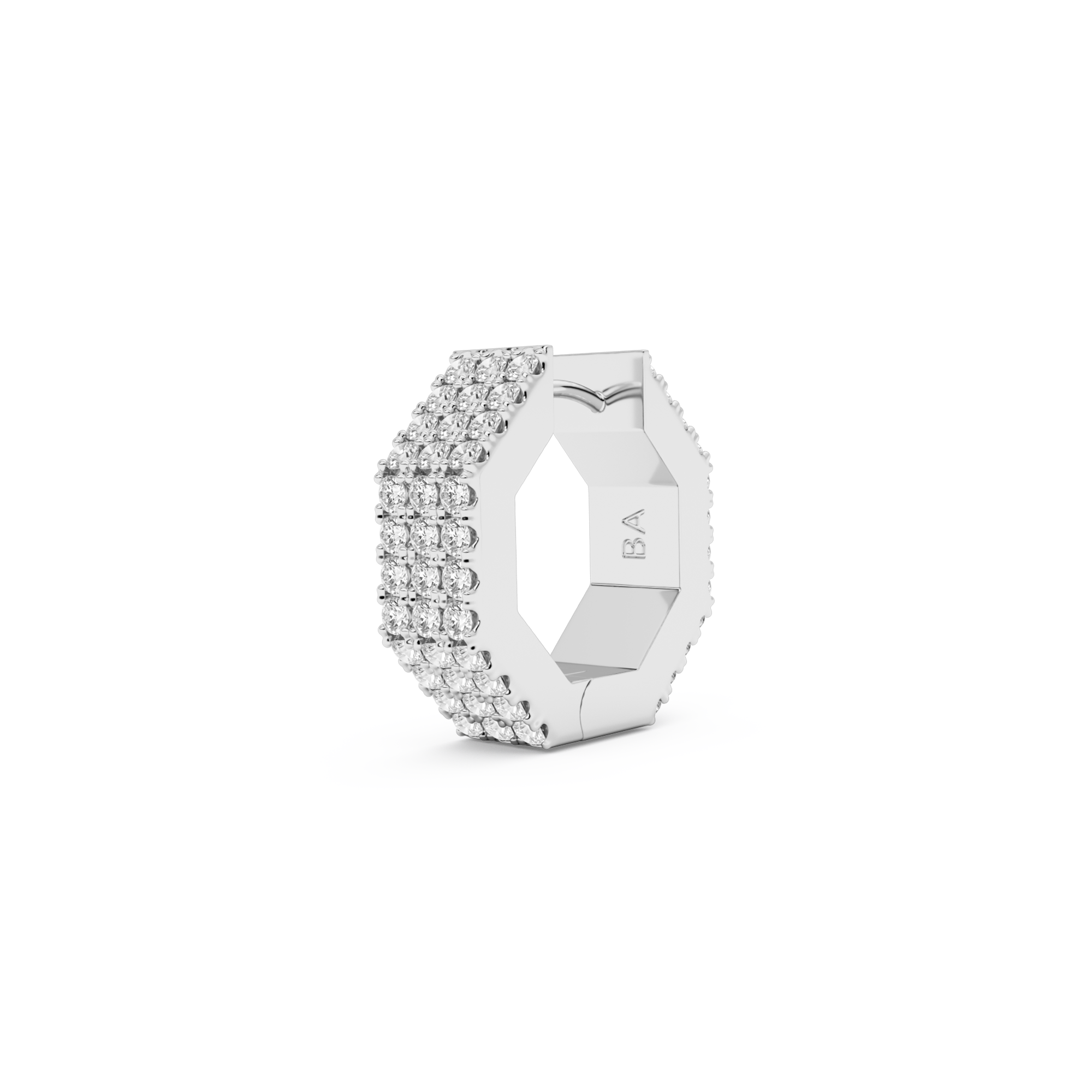 EDGE SMALL DIAMOND EARRING