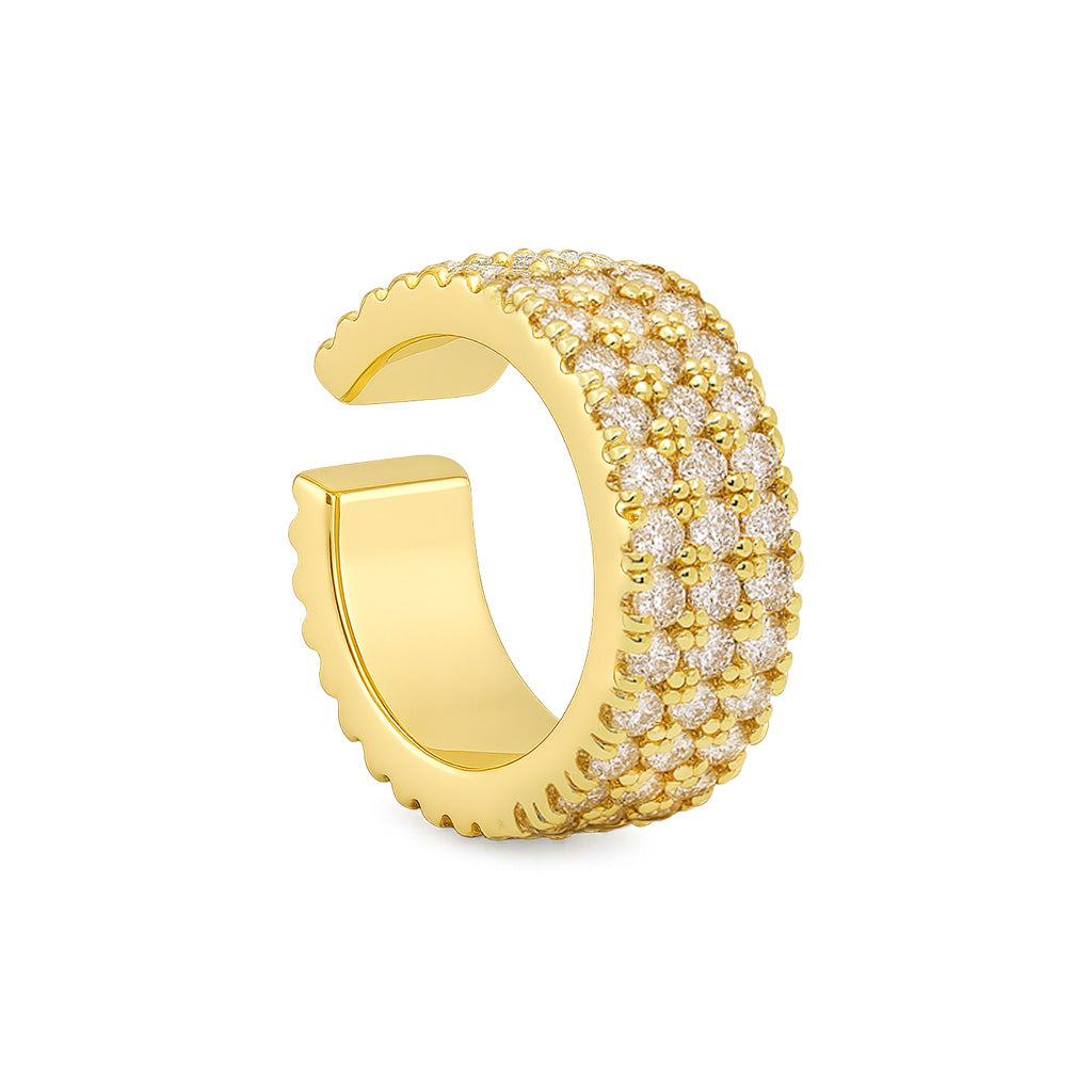 FLAT DIAMOND EARCUFF