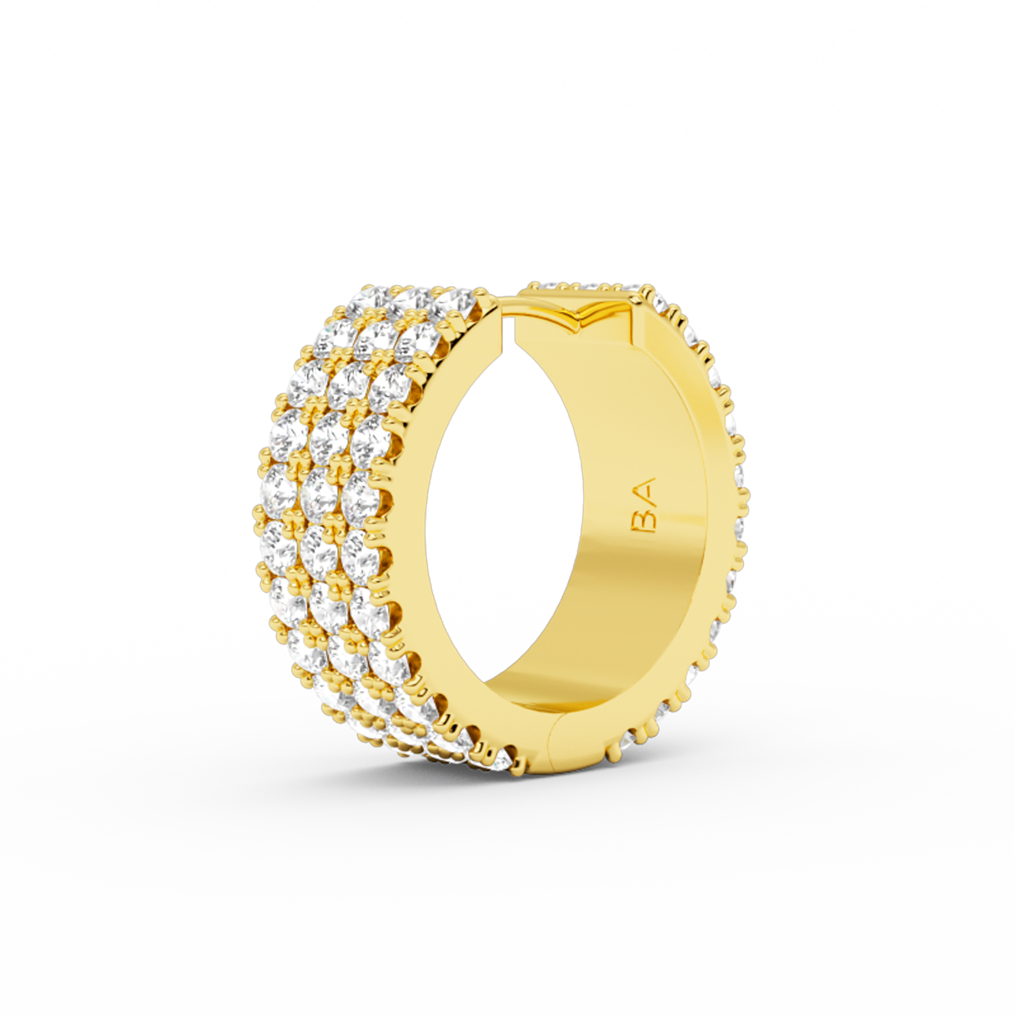 FLAT DIAMOND EARRING