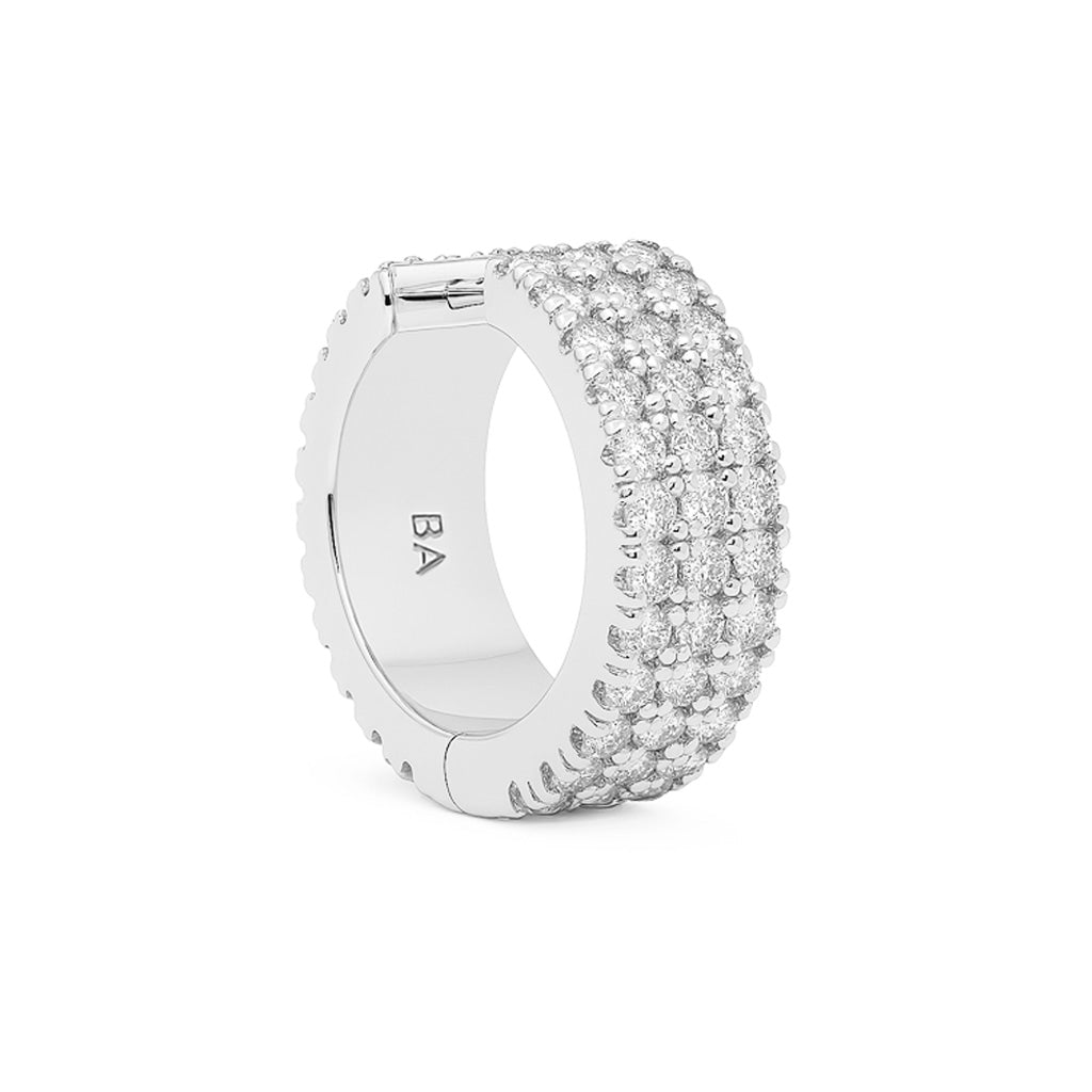 FLAT DIAMOND EARRING