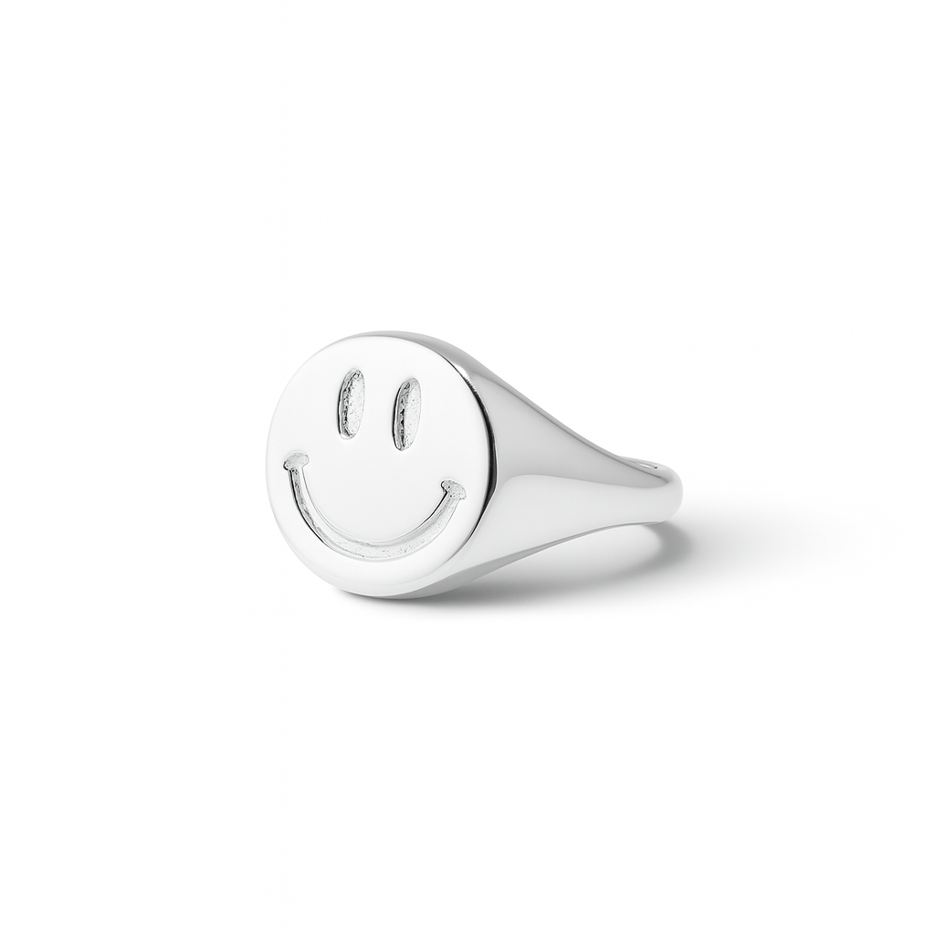 Happy Smile Ring Silver