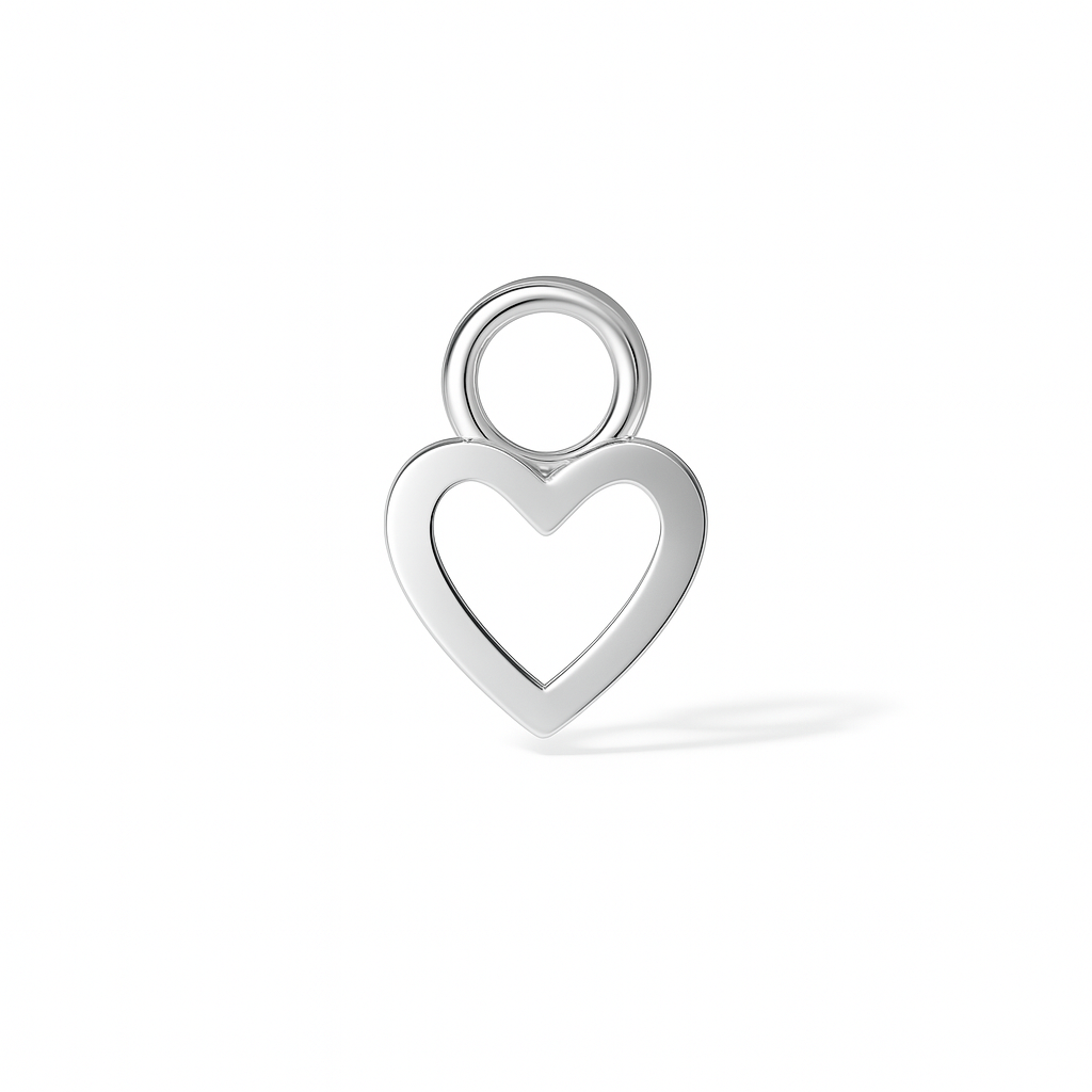 Heart Charm Silver