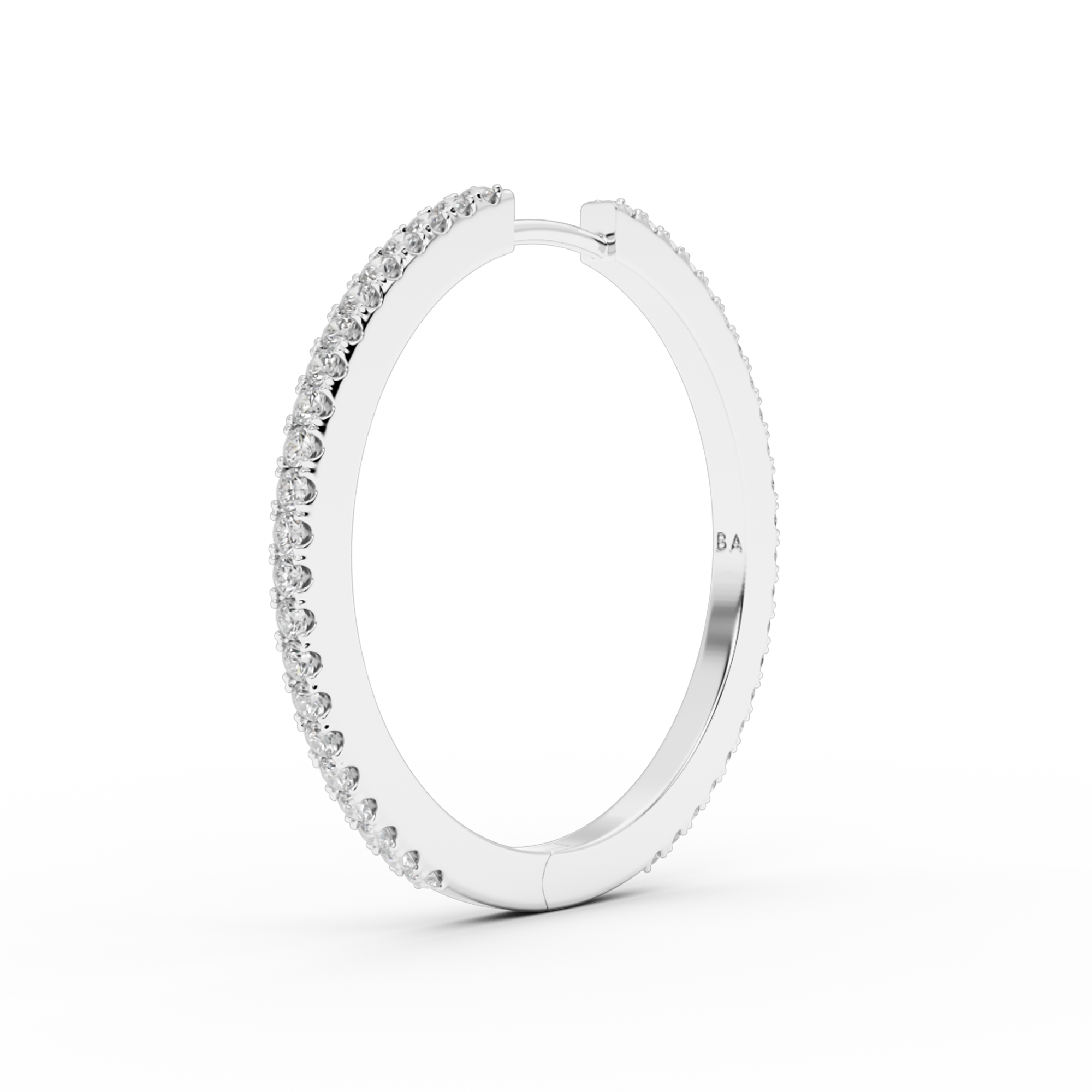 IVY L DIAMOND EARRING 30MM