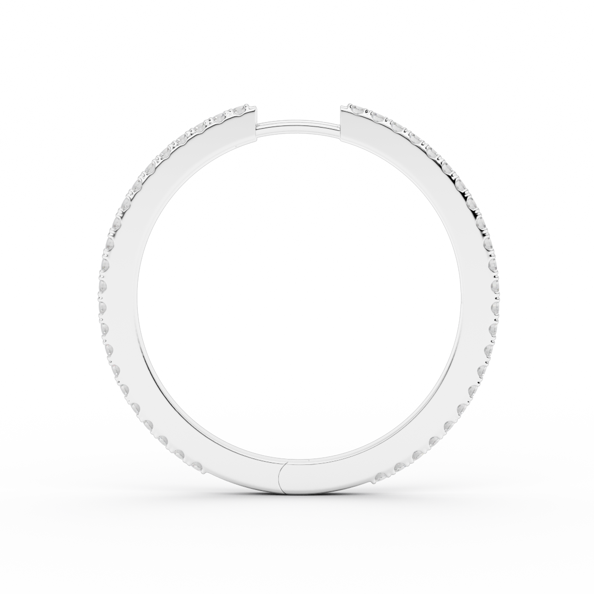 IVY L DIAMOND EARRING 30MM