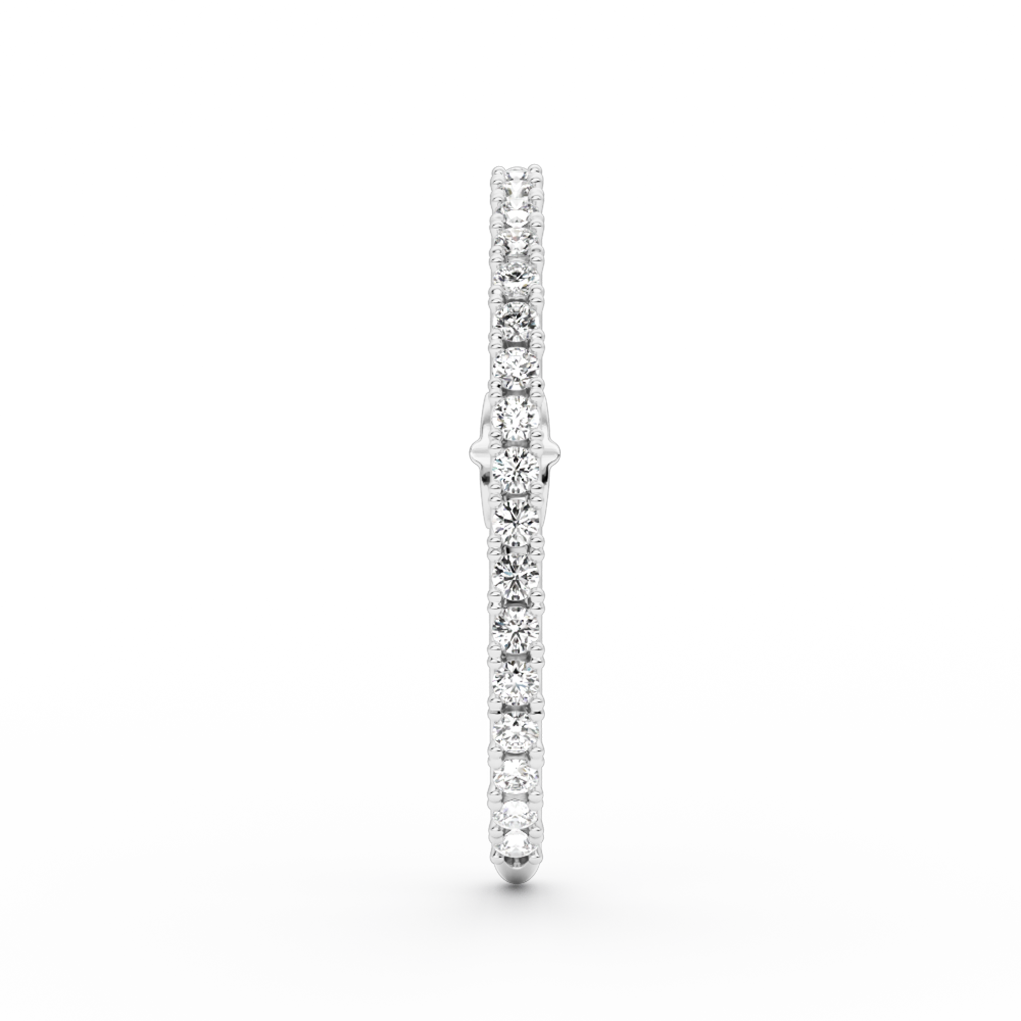 LONG DIAMOND HUG EARSTUD
