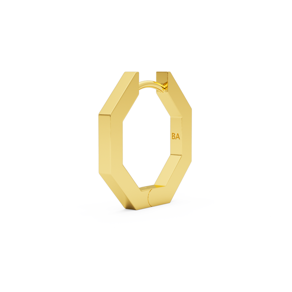 Novi Earring in gold, back view – Billion Avenue