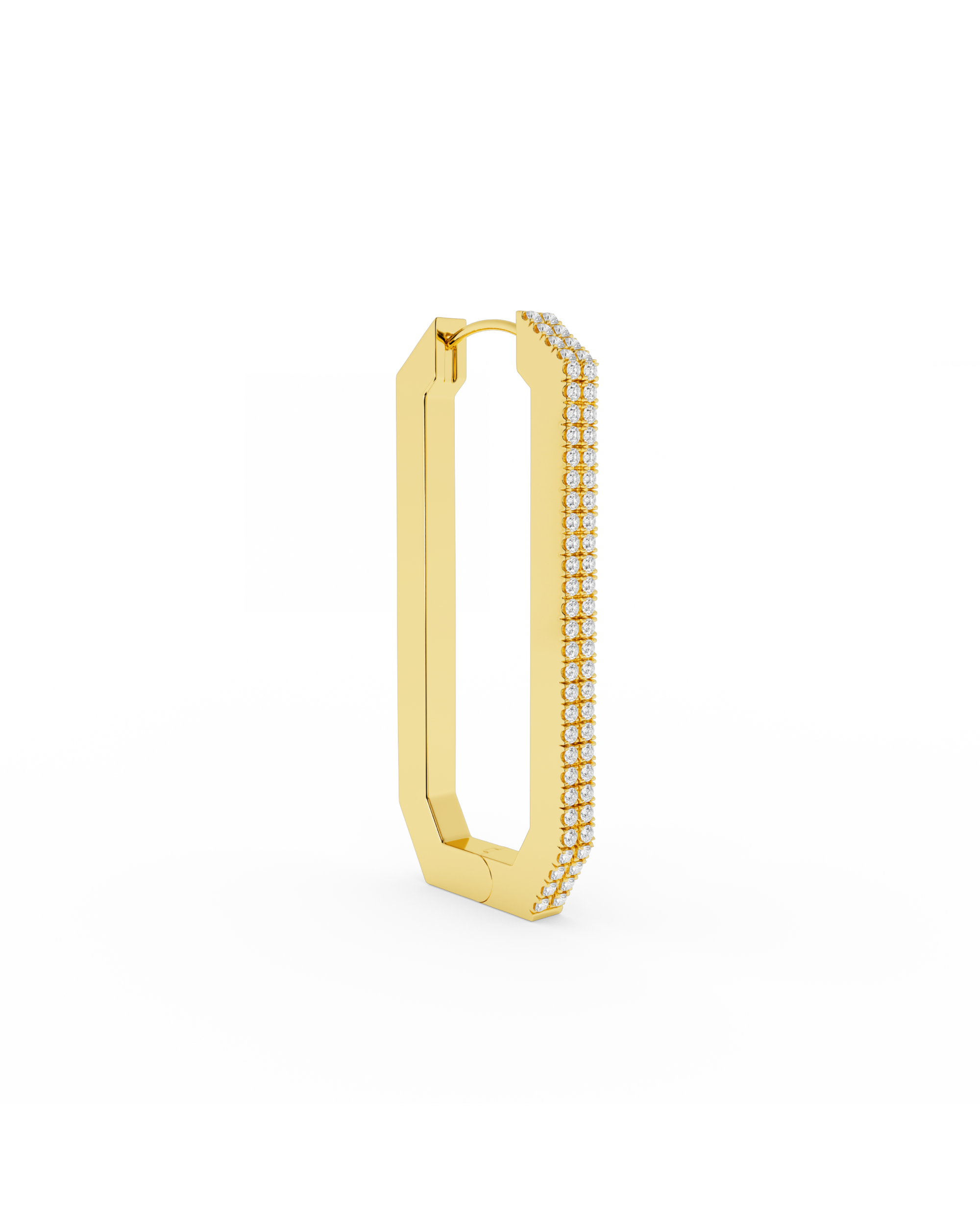 OCTA LONG DIAMOND EARRING