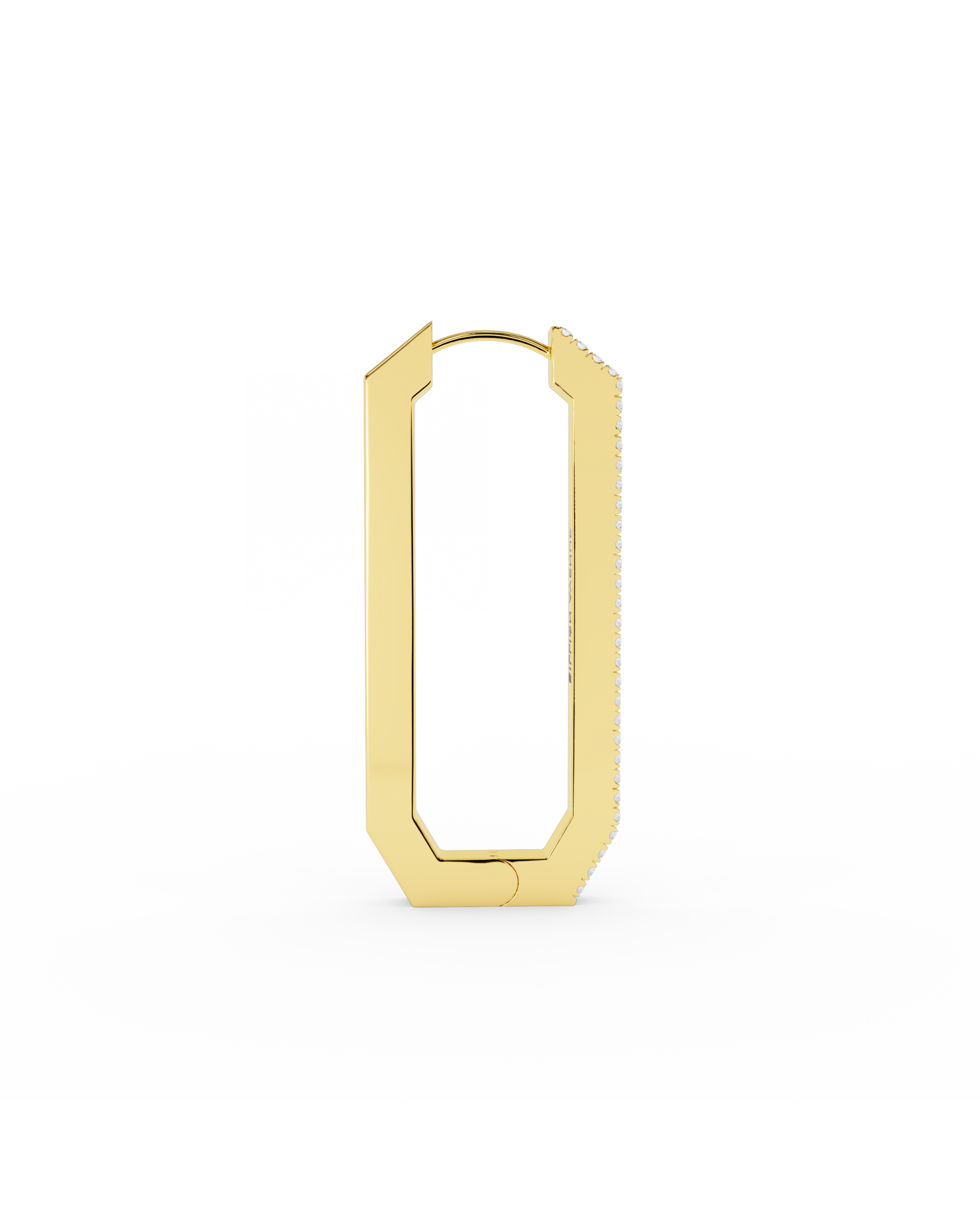 OCTA LONG DIAMOND EARRING