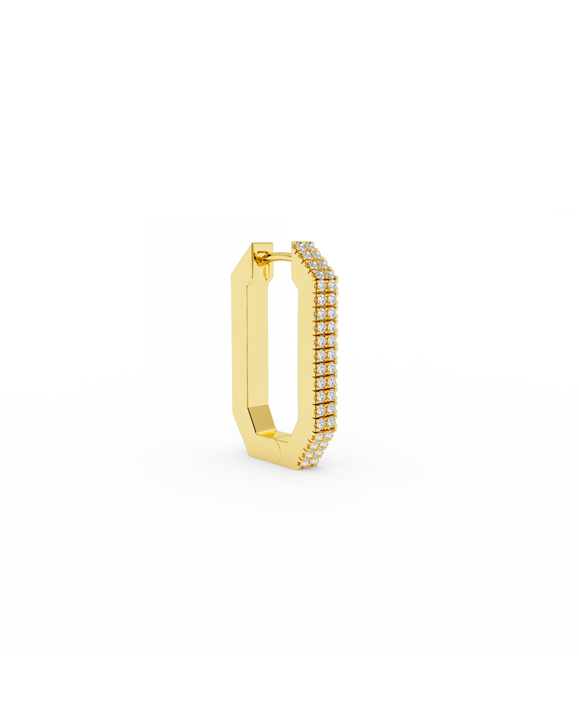 OCTA SHORT DIAMOND EARRING