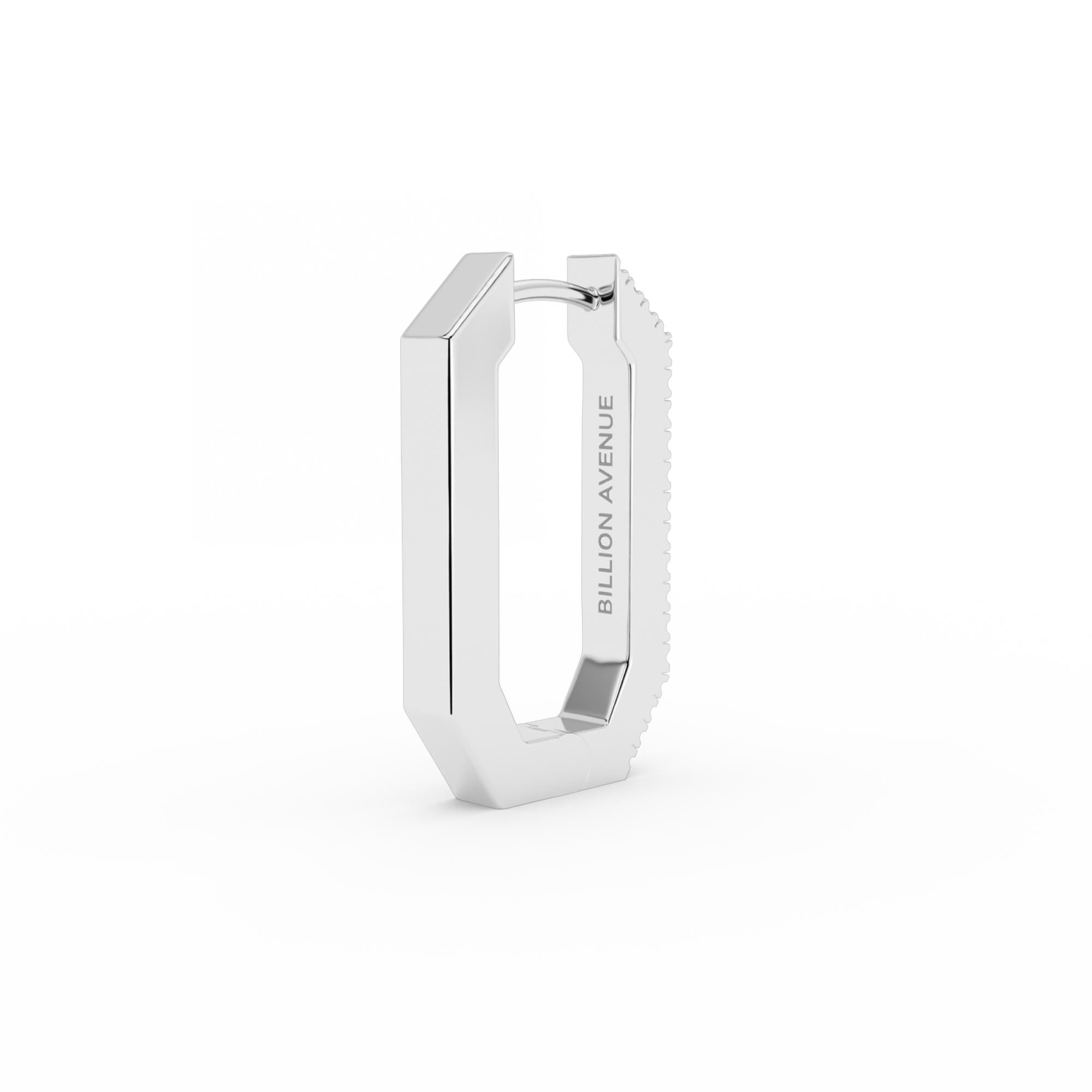 PENDIENTE CORTO OCTA CON DIAMANTES