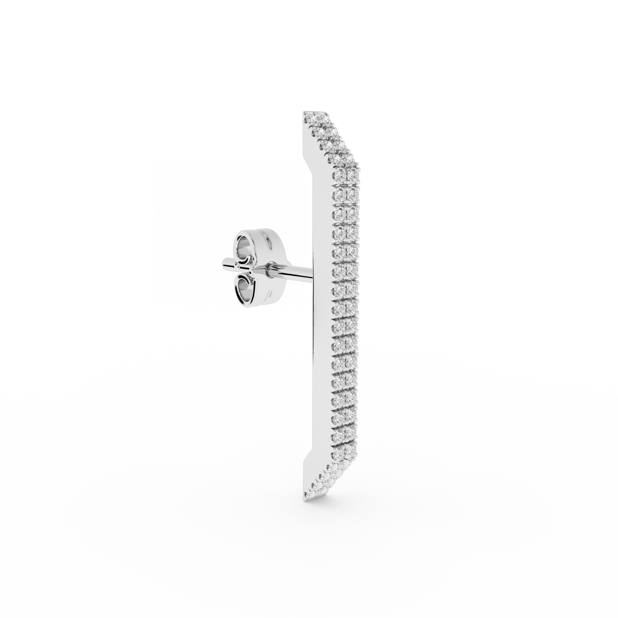 PENDIENTE OCTA CON DIAMANTES DE ODETTE LUNETTES X BA