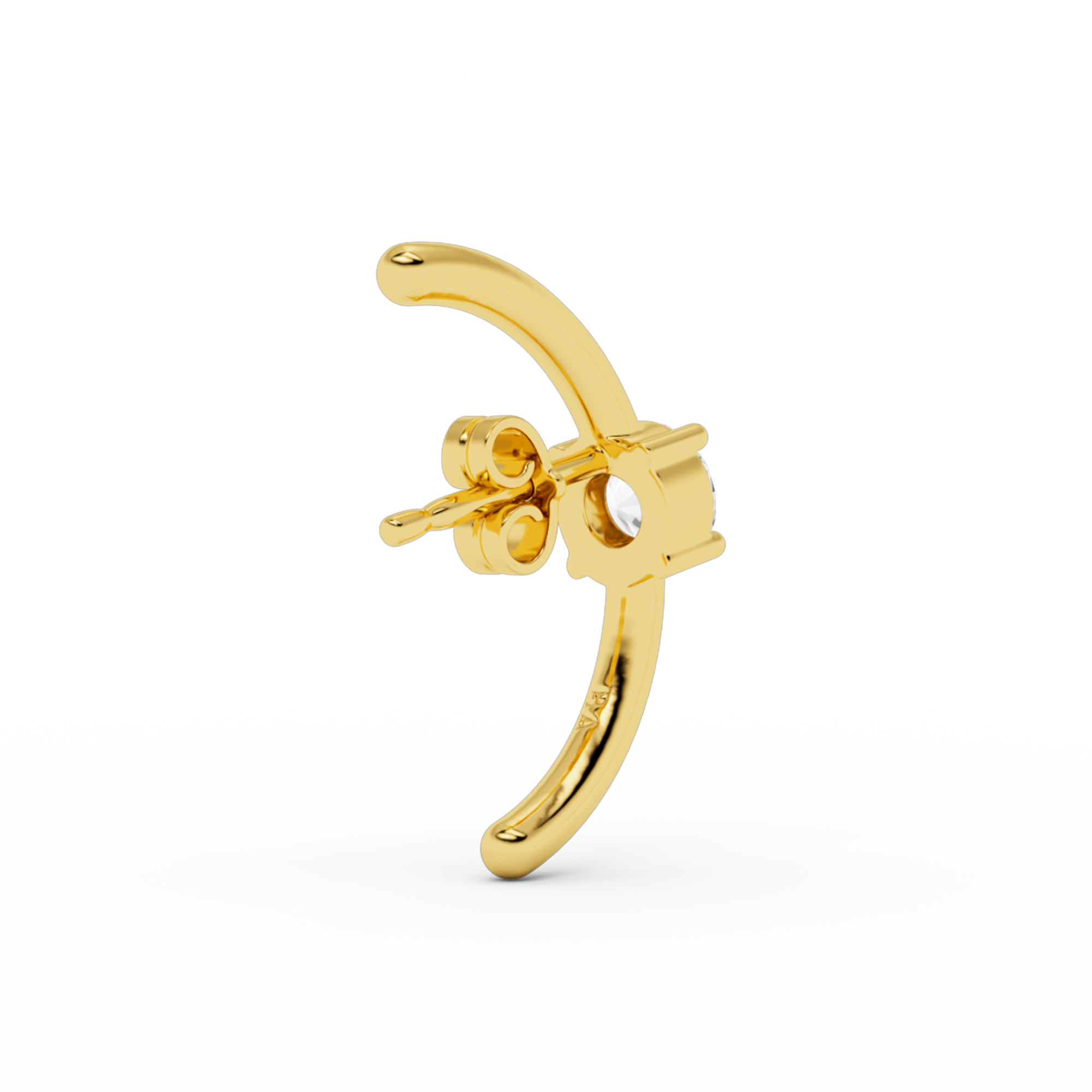 SOLITAIRE HUG EARSTUD