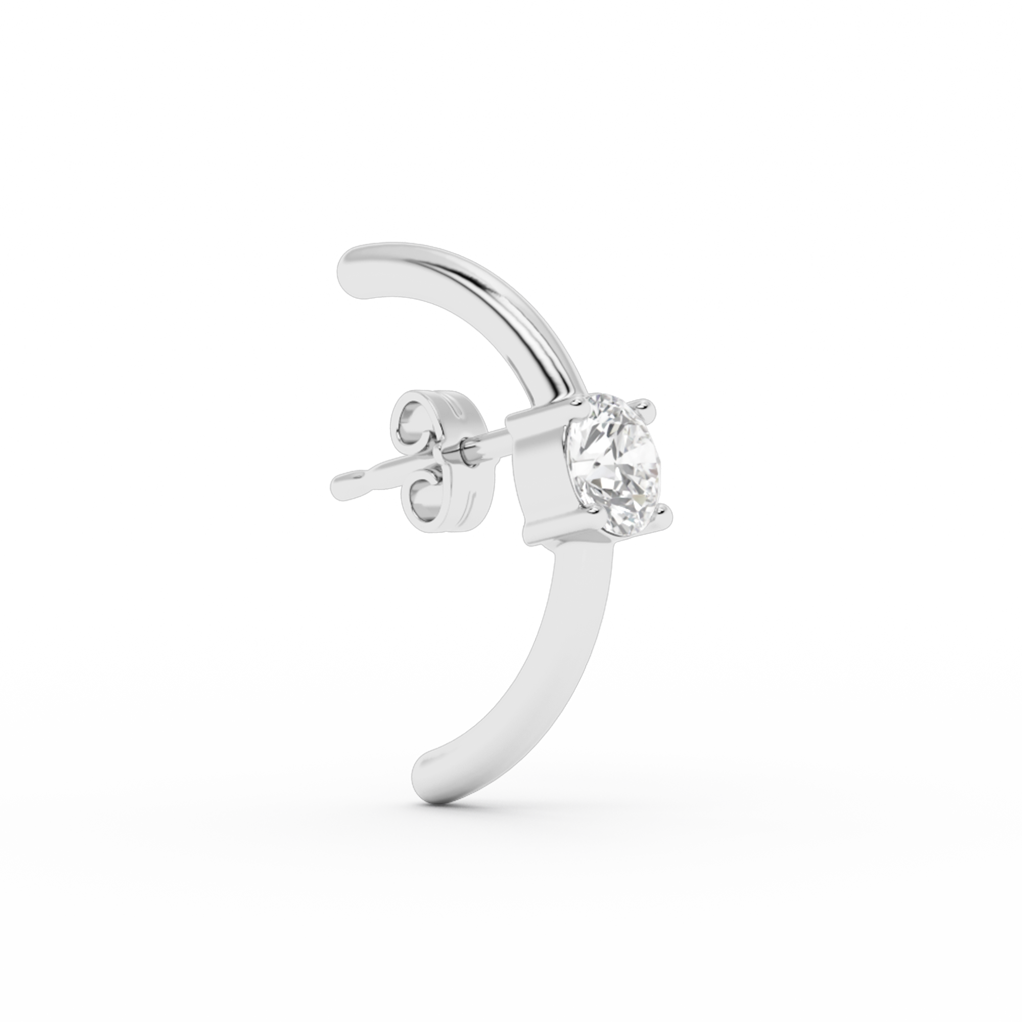 SOLITAIRE HUG EARSTUD