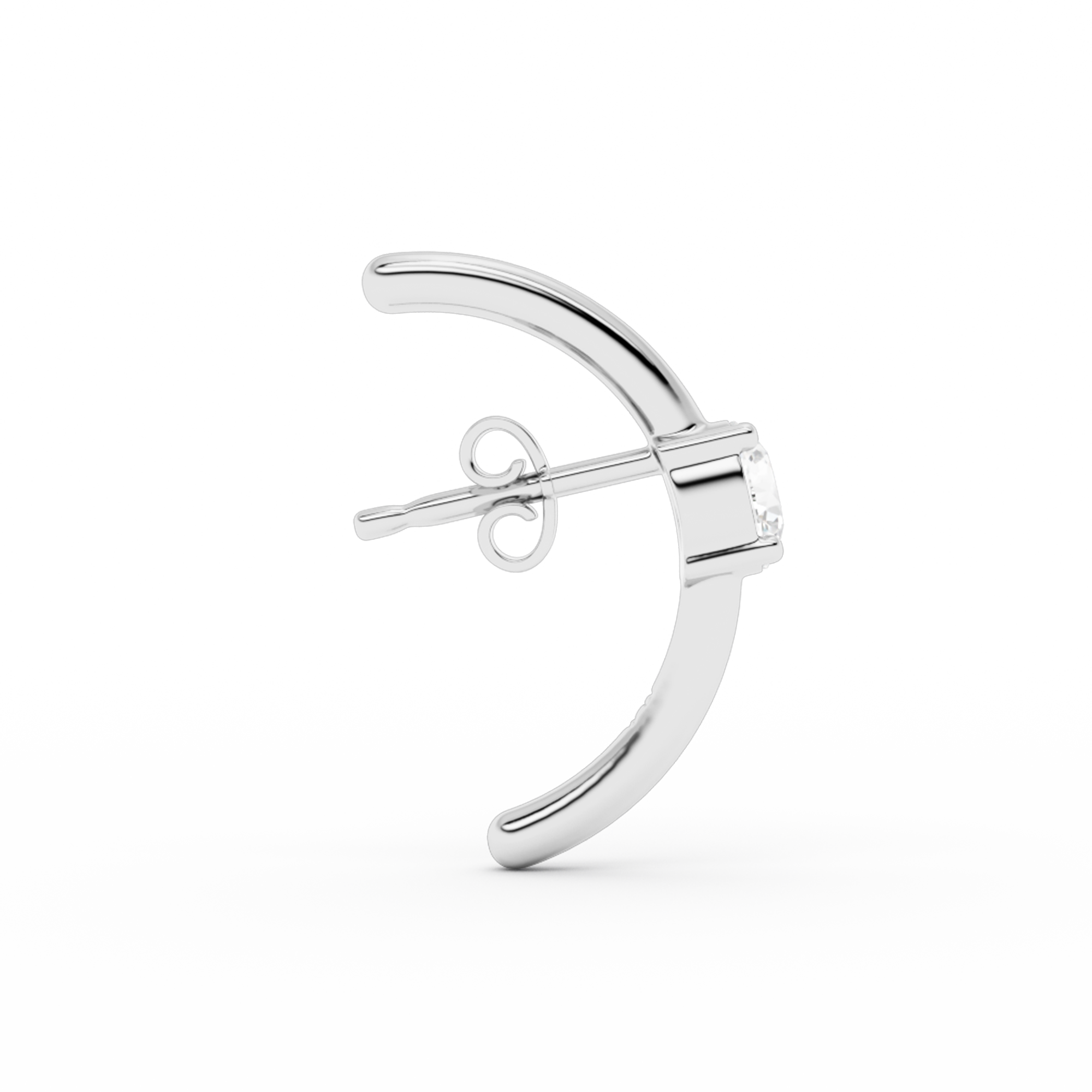 SOLITAIRE HUG EARSTUD