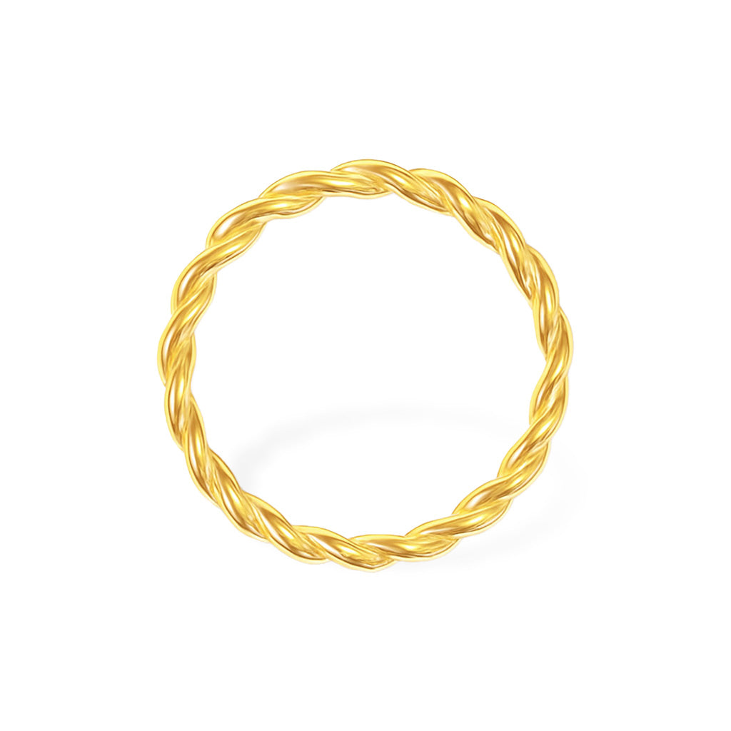Thin Swirl Ring