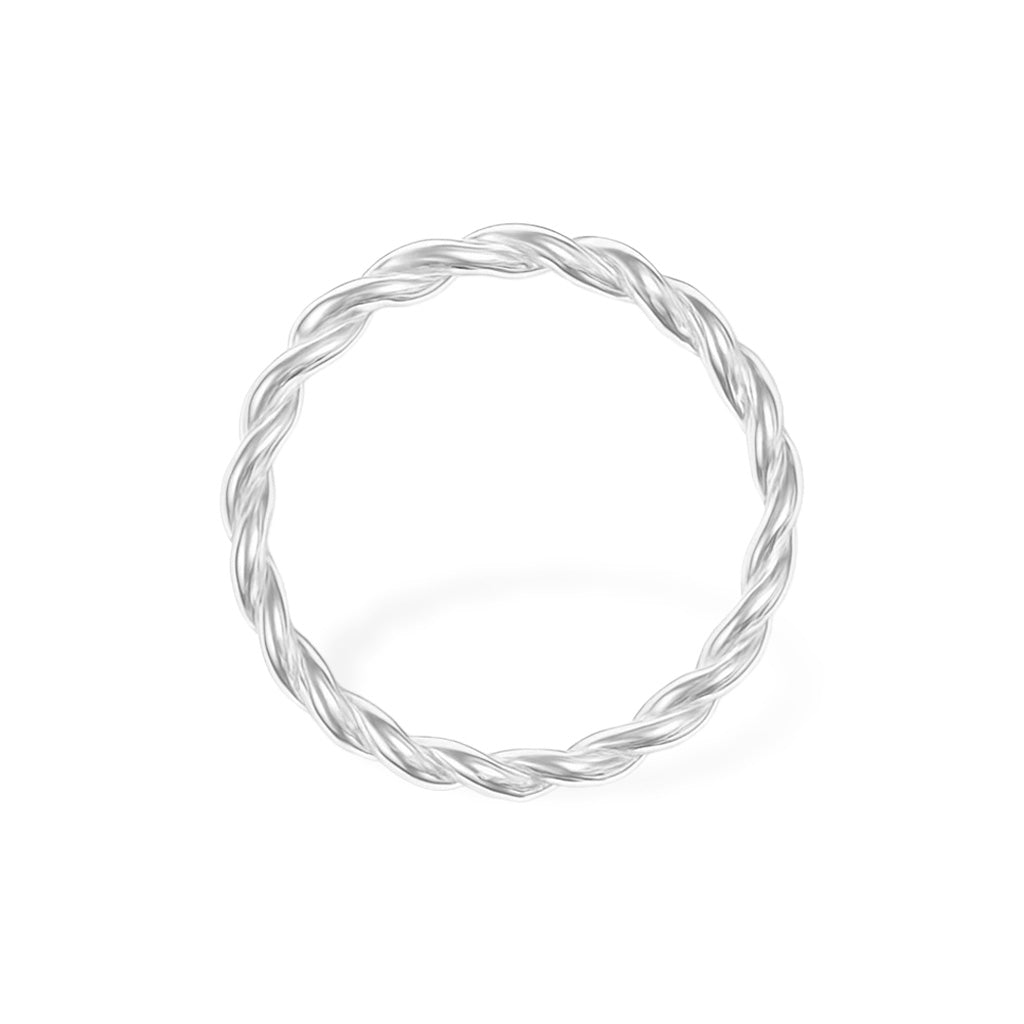 Thin Swirl Ring