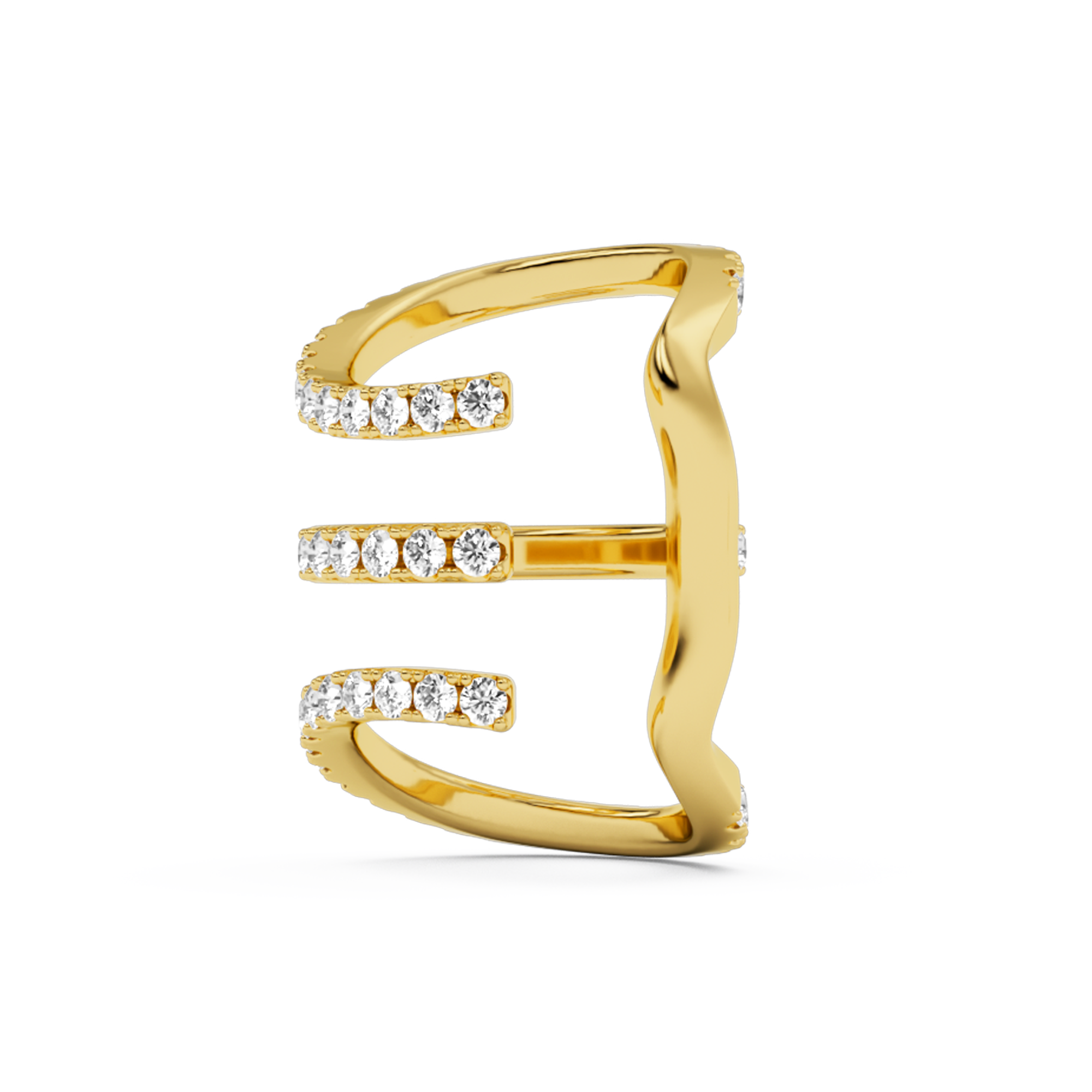 TRIO IVY DIAMOND EARCUFF