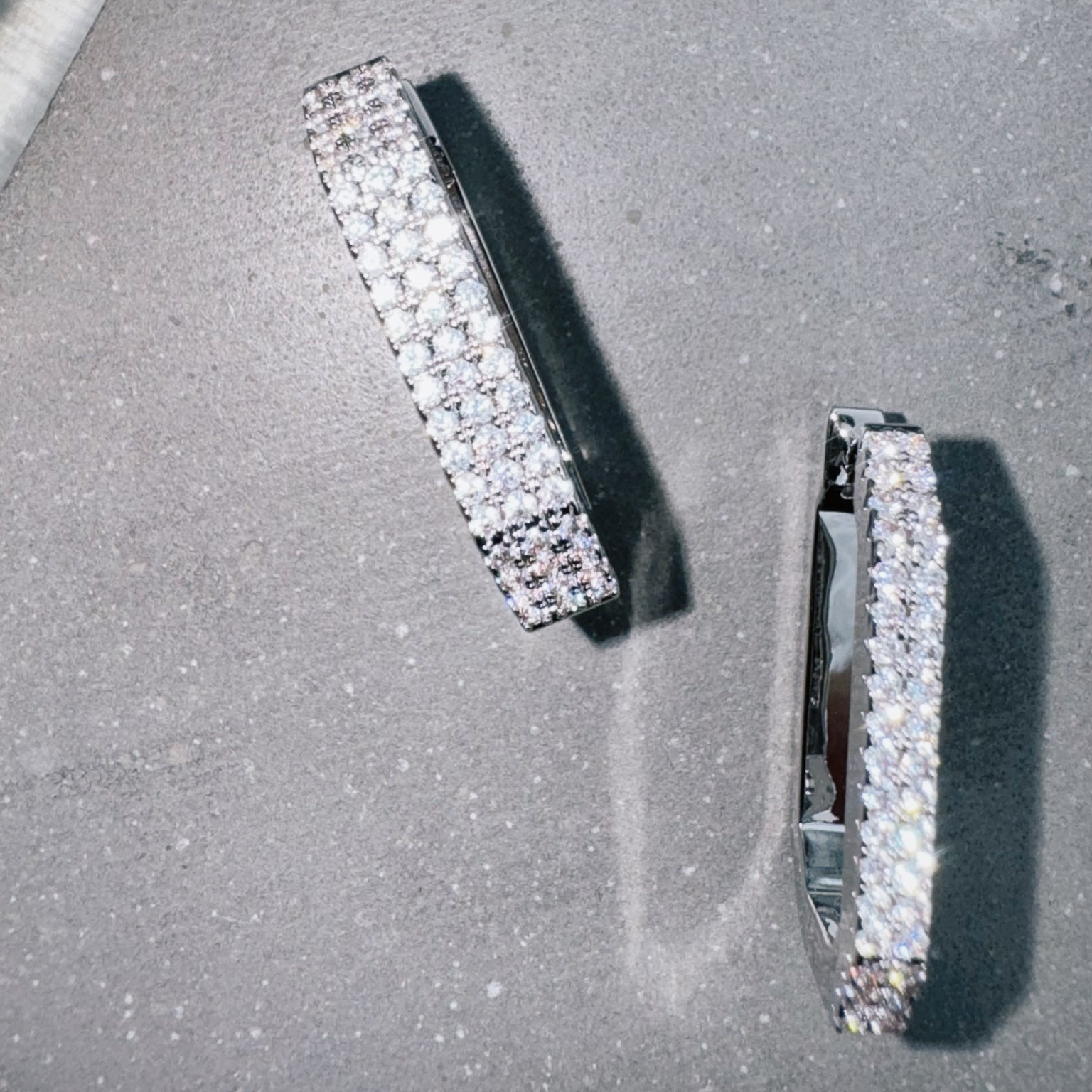 OCTA SHORT DIAMOND EARRING