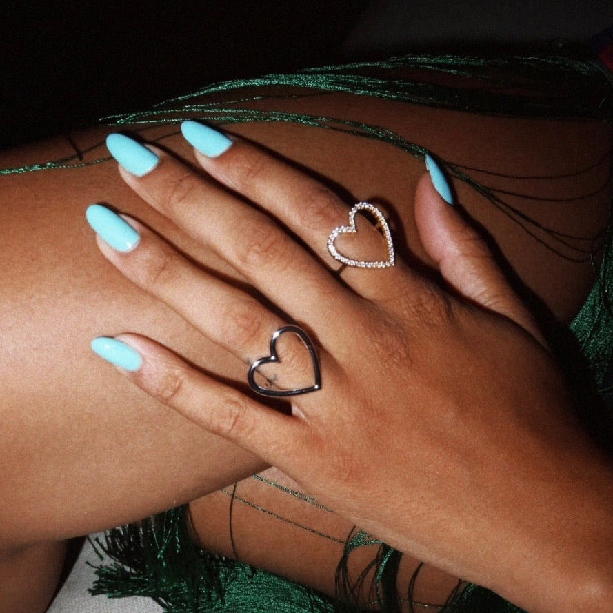 HEART DIAMOND RING
