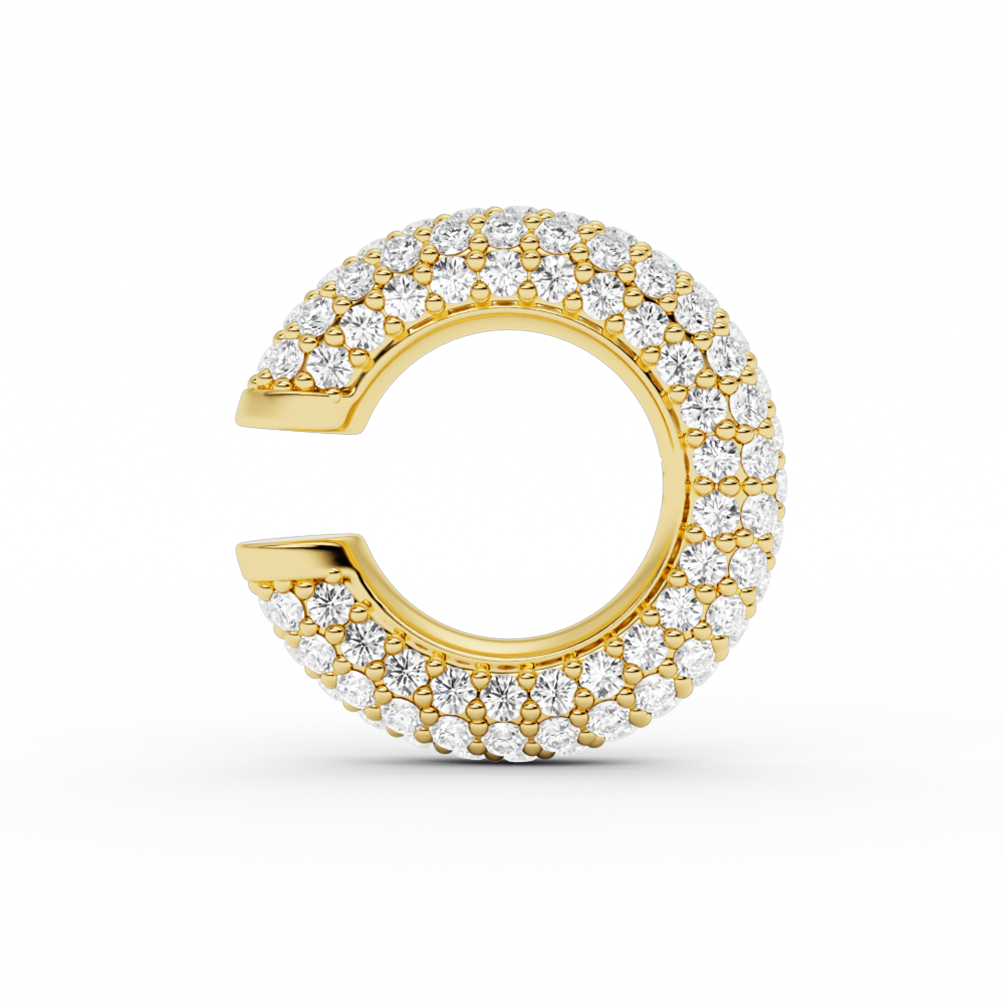 CHUNKY KOS DIAMOND EARCUFF