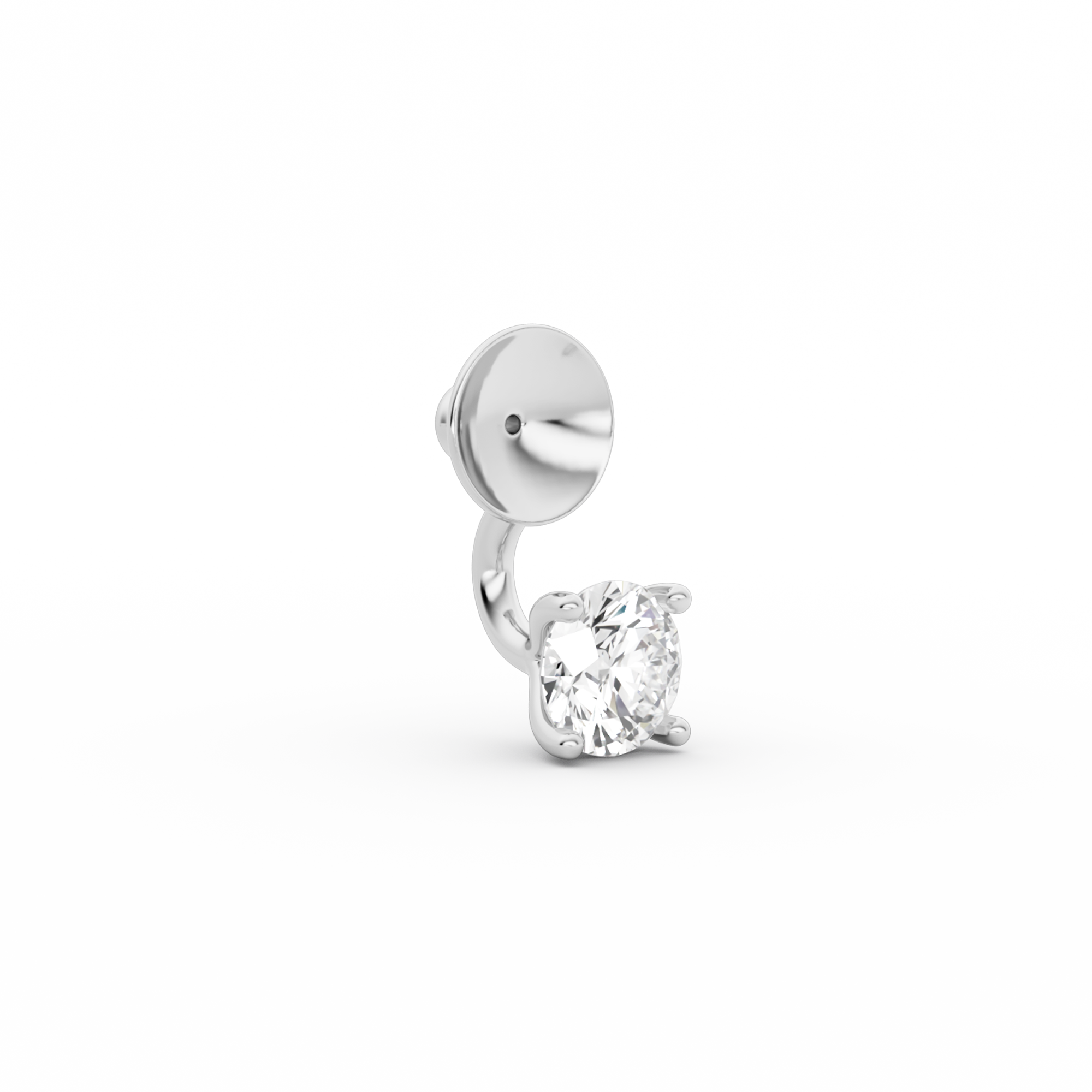 EAR JACKET CRYSTAL DIAMOND
