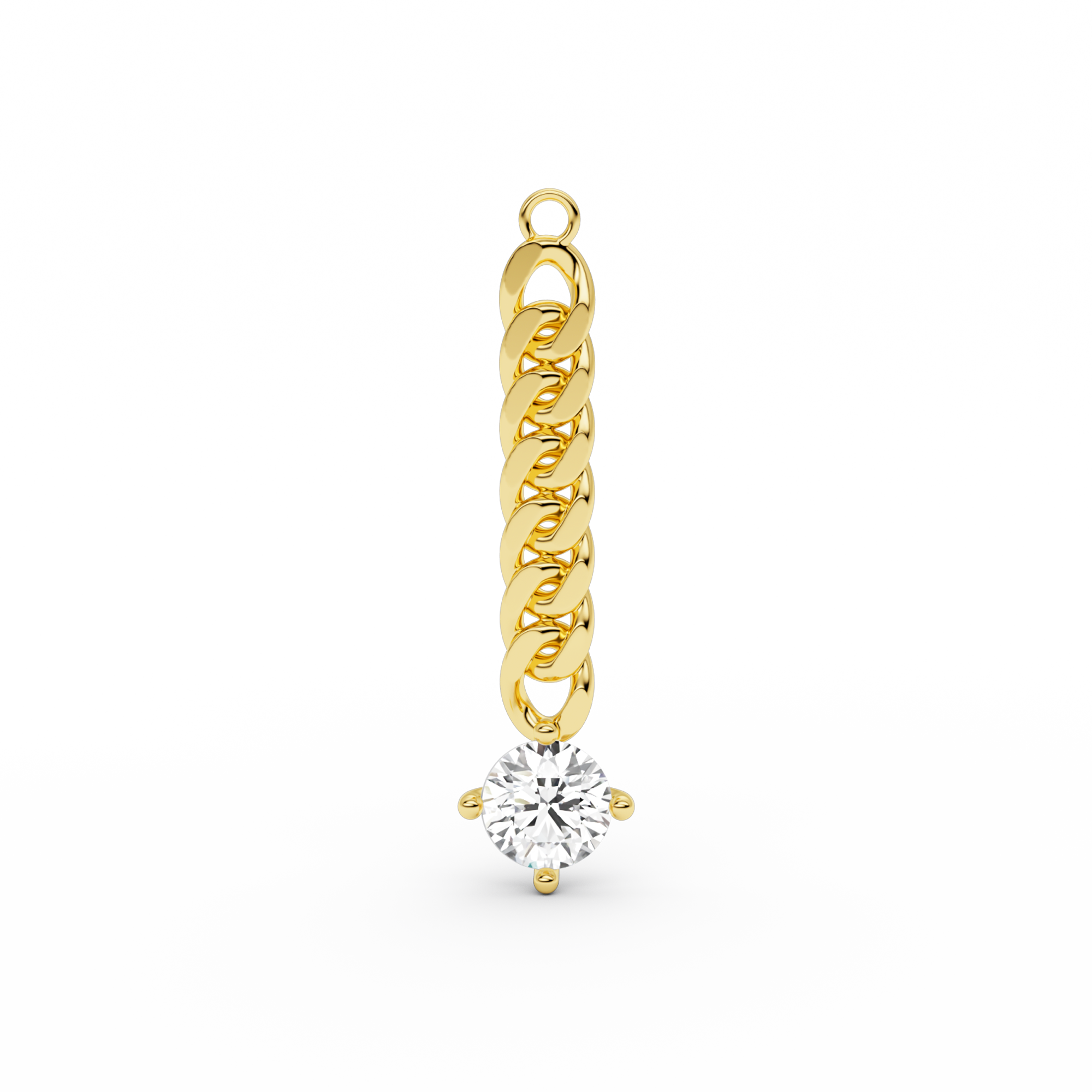 DIAMOND ON A CHAIN CHARM