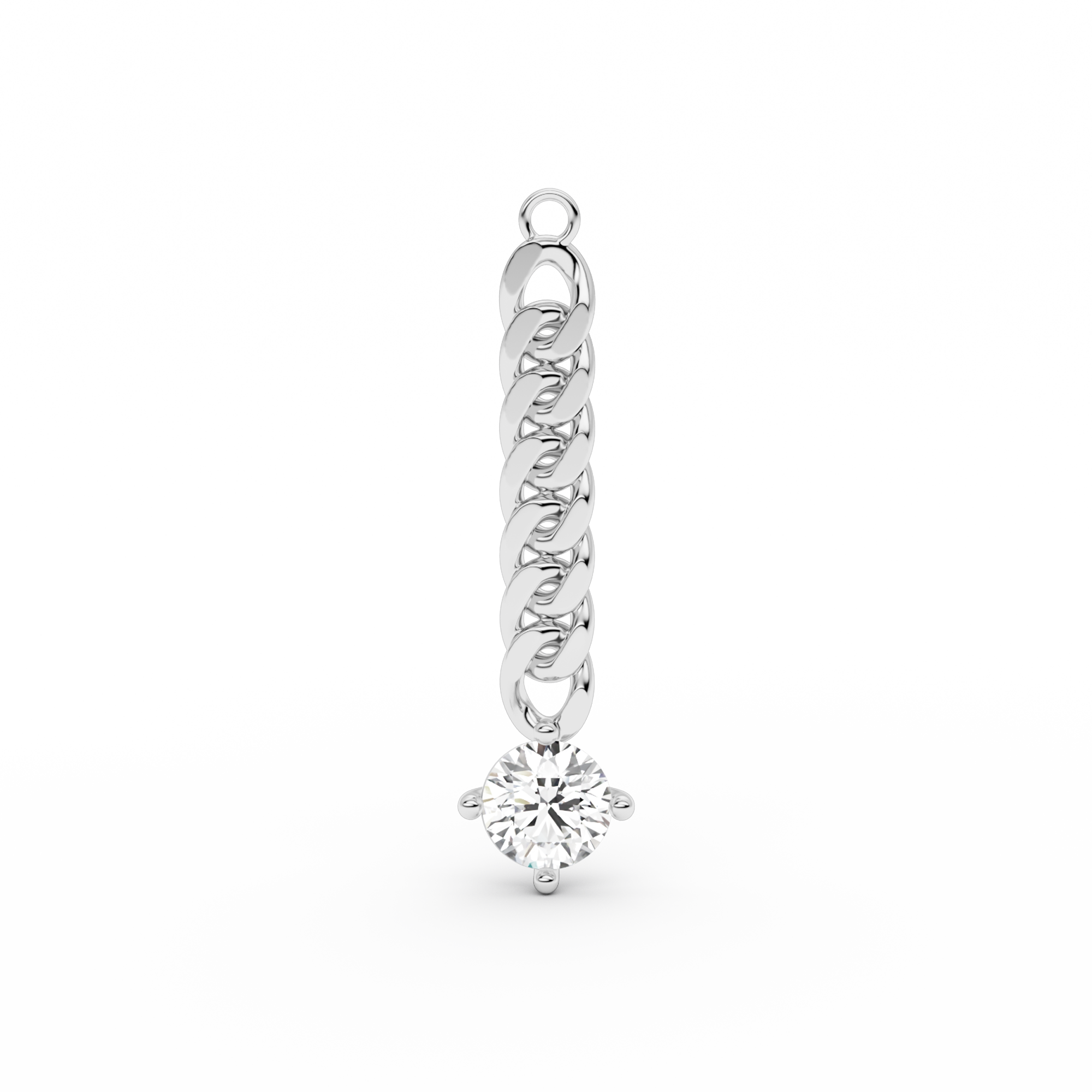 DIAMOND ON A CHAIN CHARM