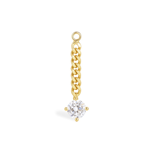 DIAMOND ON A CHAIN CHARM