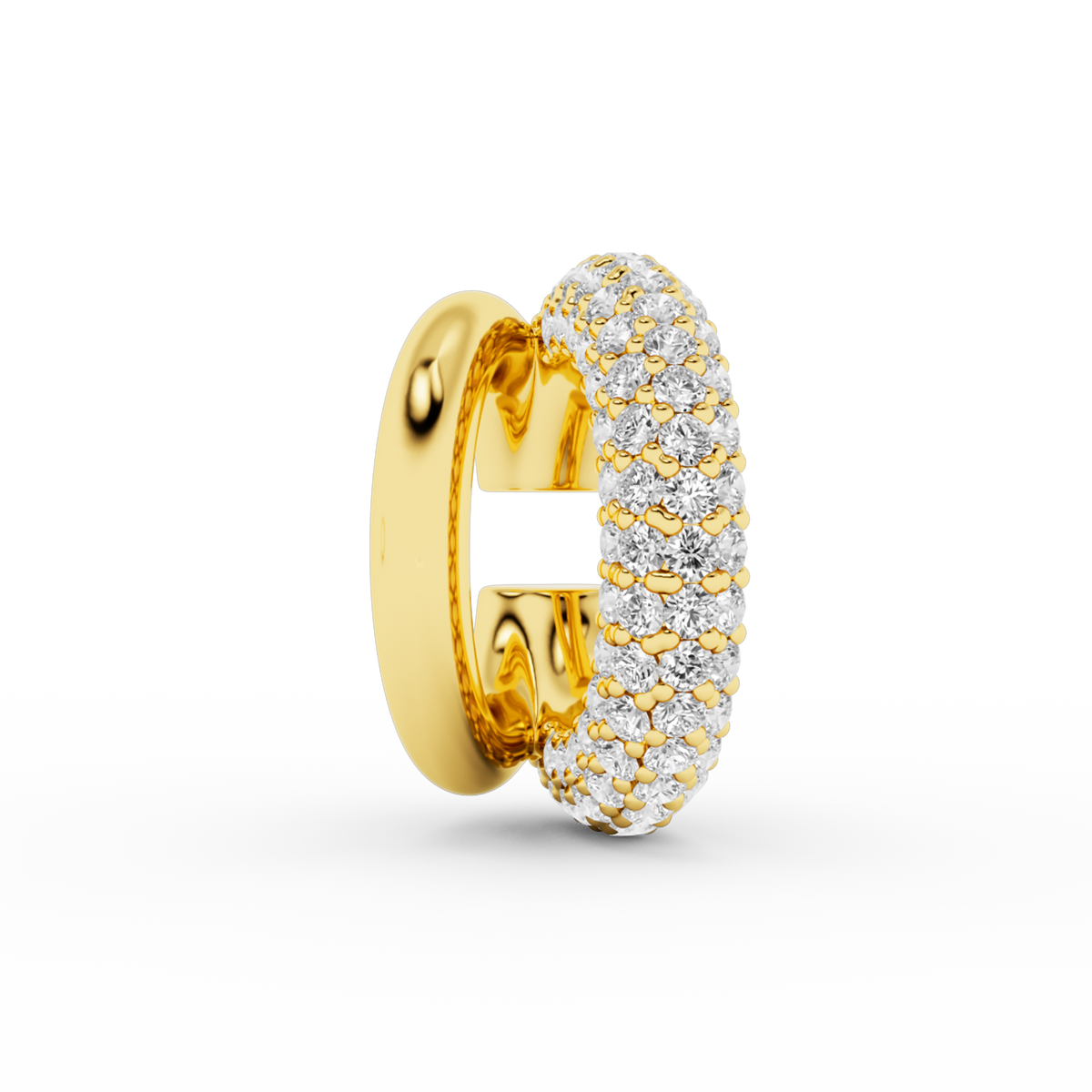 DOUBLE KOS DIAMOND EARCUFF