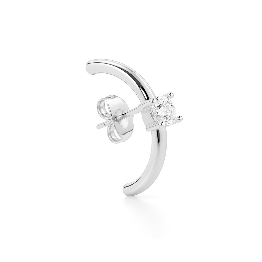 SOLITAIRE HUG EARSTUD