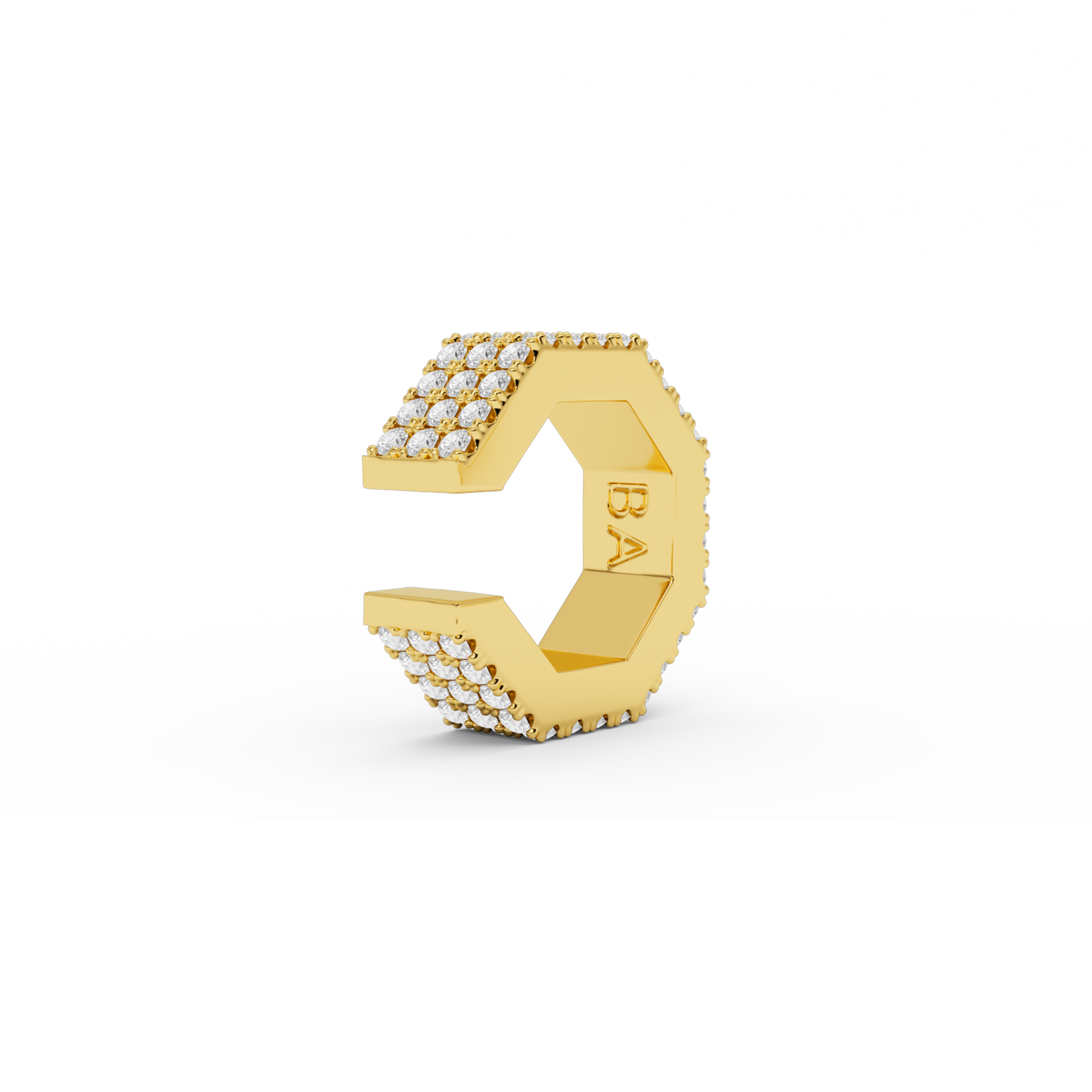 EDGE SMALL DIAMOND EARCUFF