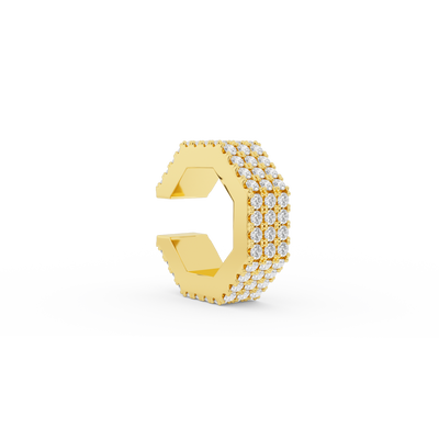 EDGE SMALL DIAMOND EARCUFF