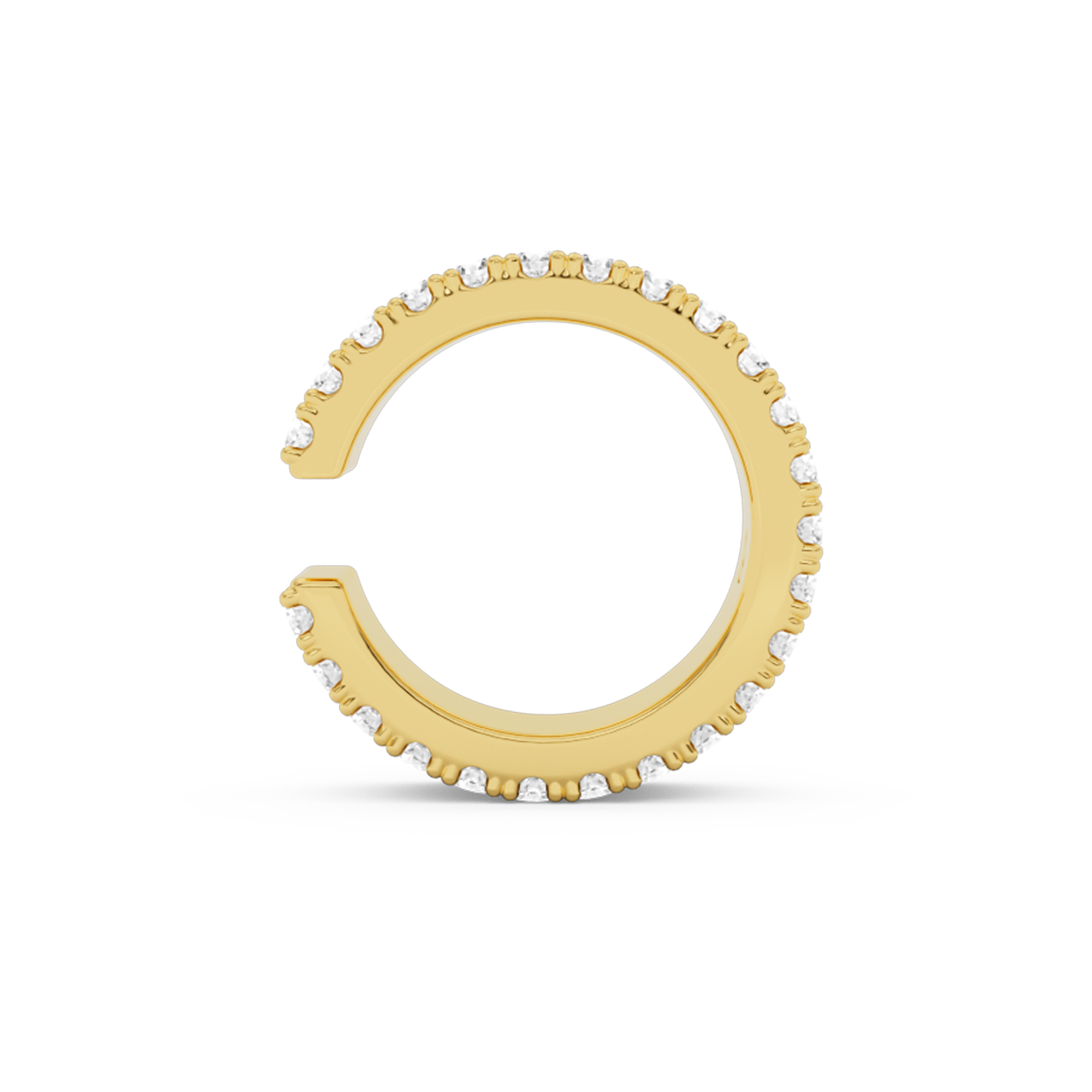 FLAT DIAMOND EARCUFF