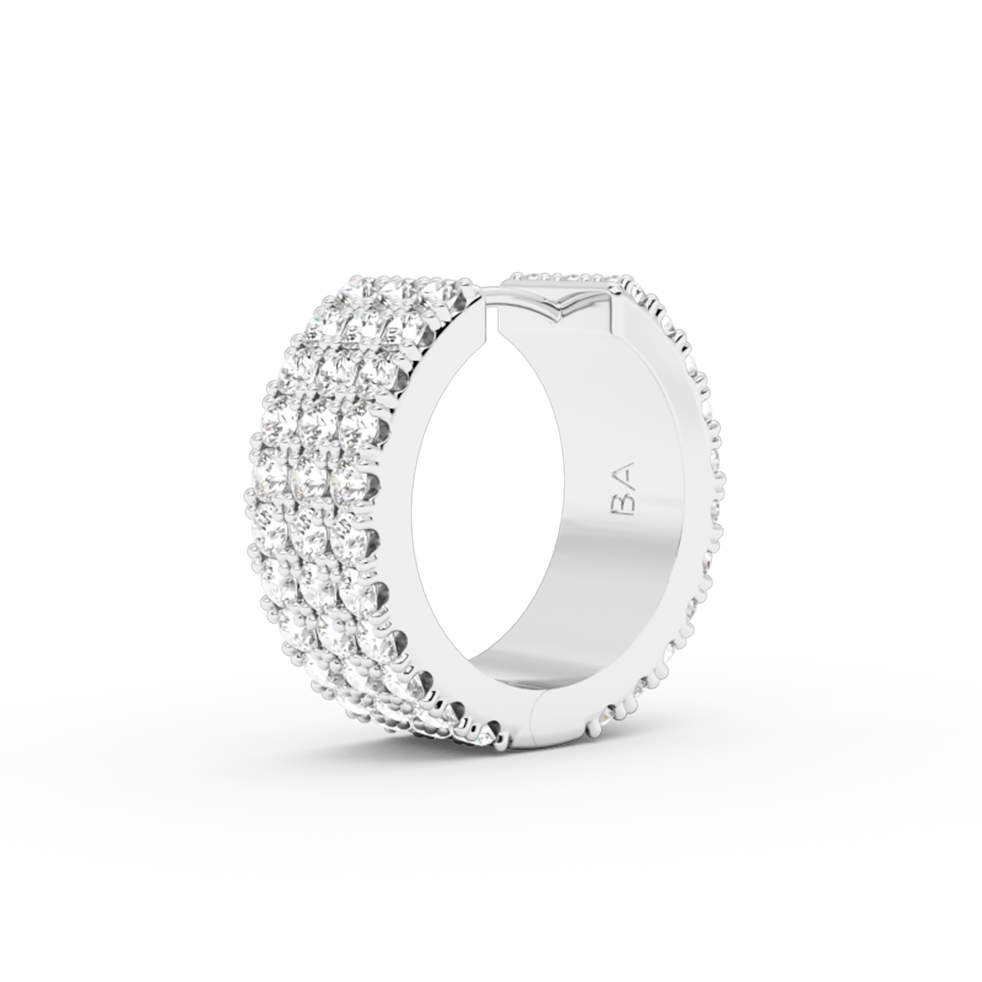 FLAT DIAMOND EARRING