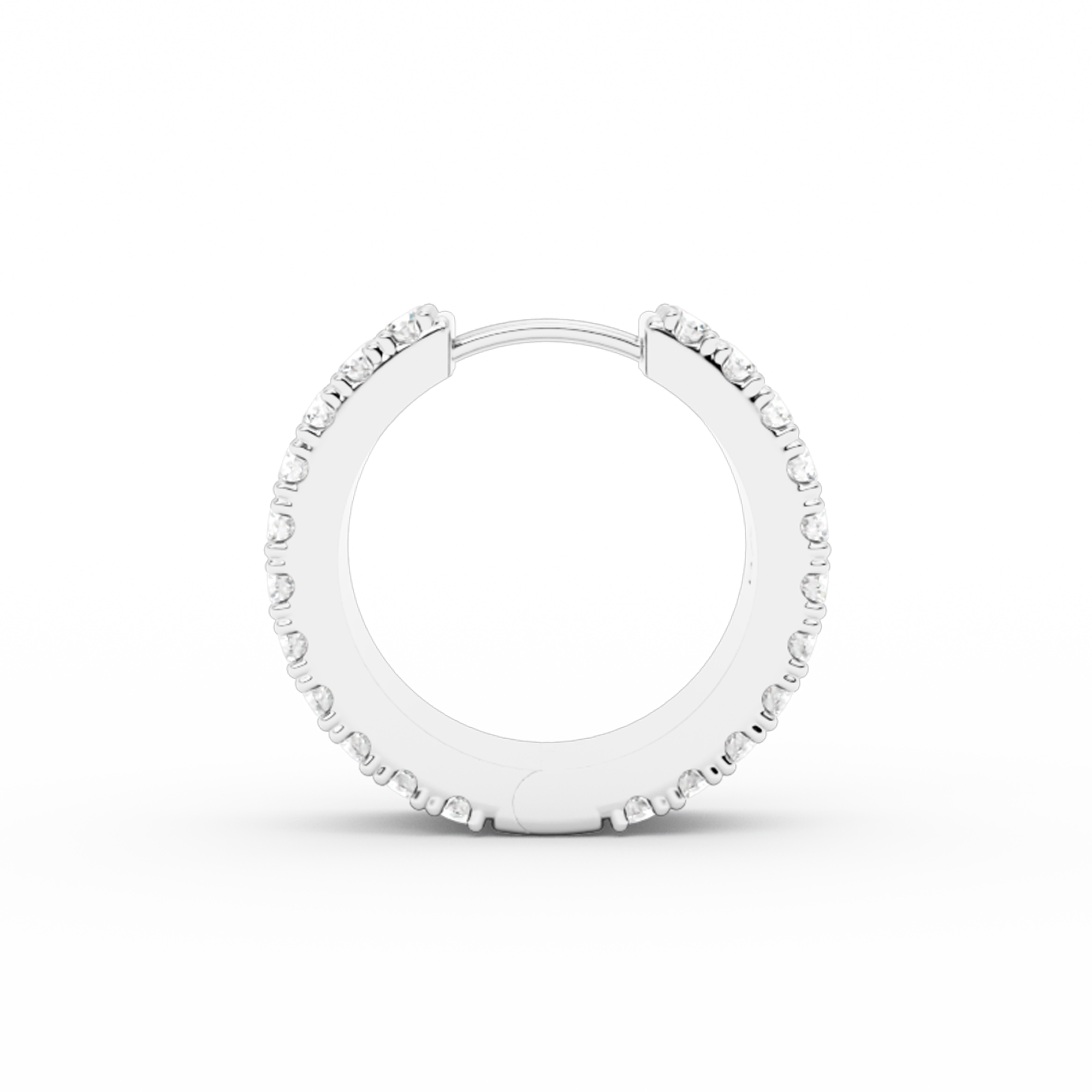 FLAT DIAMOND EARRING