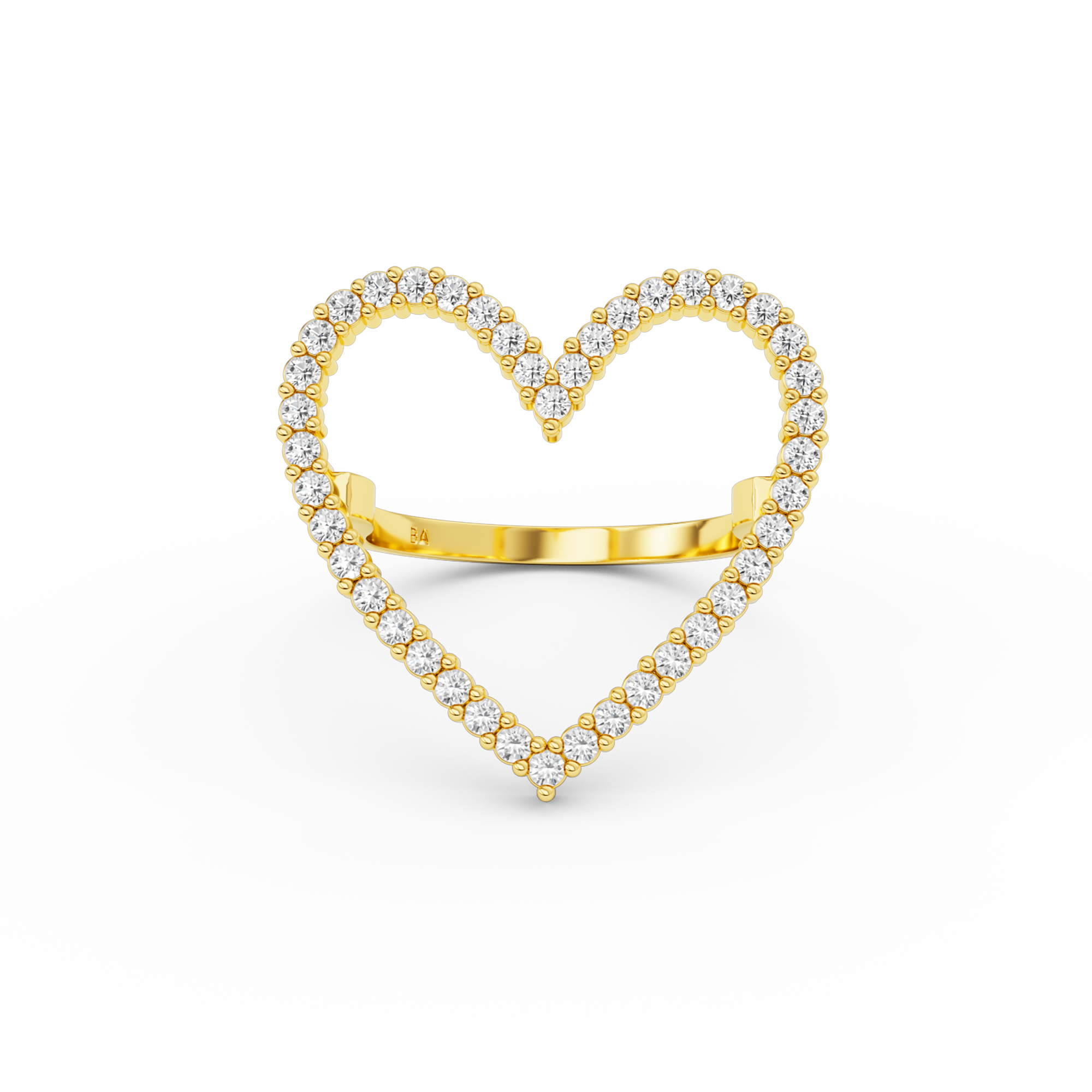HEART DIAMOND RING