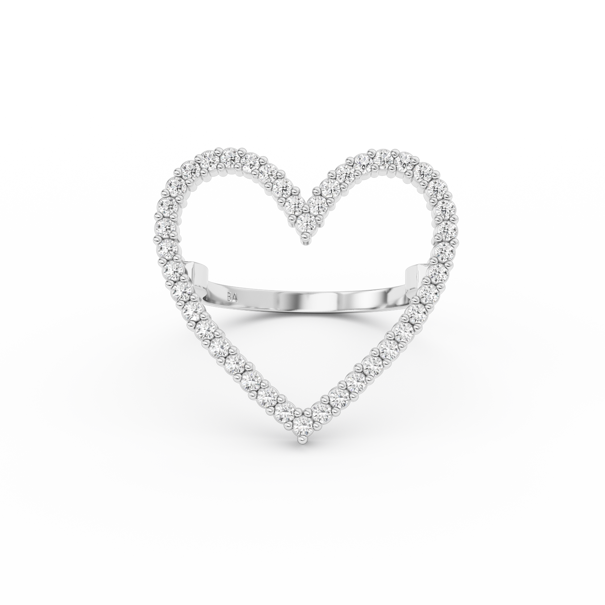 HEART DIAMOND RING
