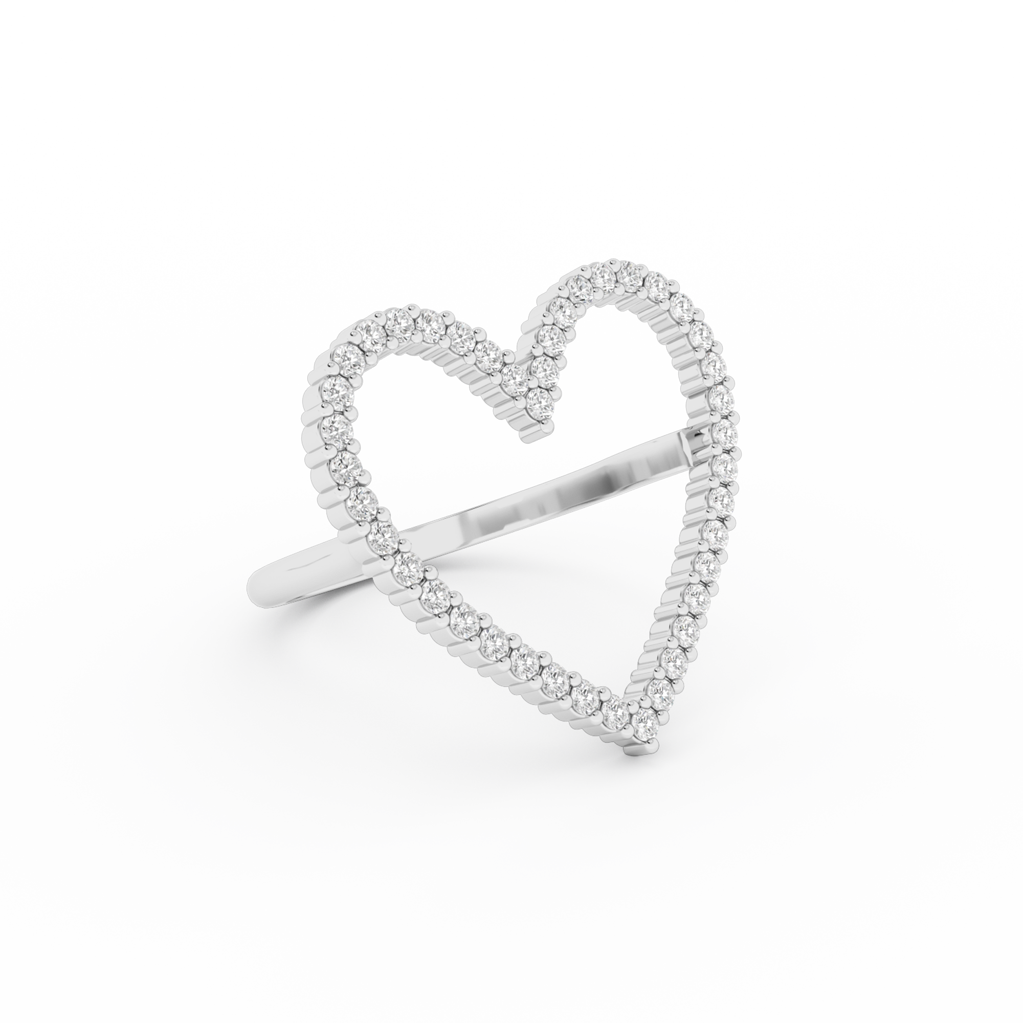 HEART DIAMOND RING