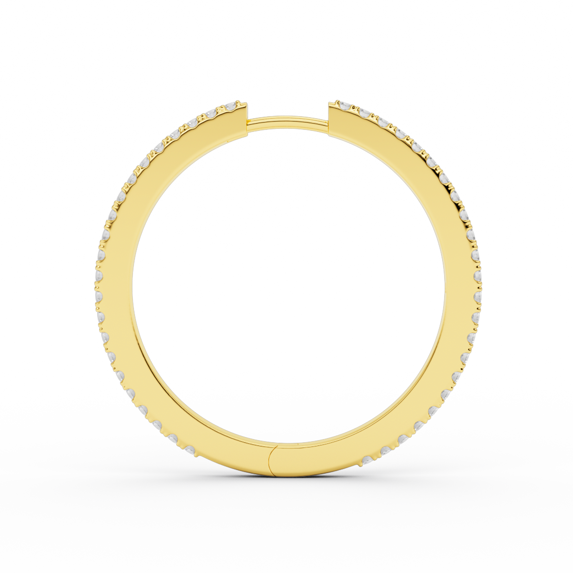 IVY L DIAMOND EARRING 30MM