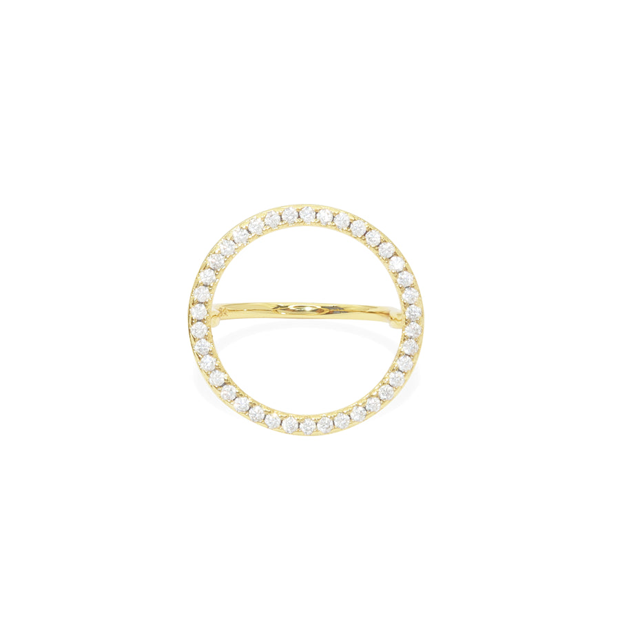 JILL DIAMOND CIRCLE RING GOLD