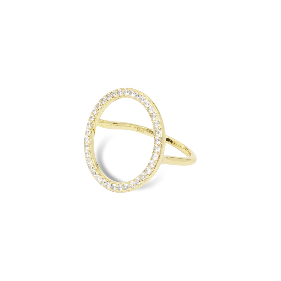 JILL DIAMOND CIRCLE RING GOLD
